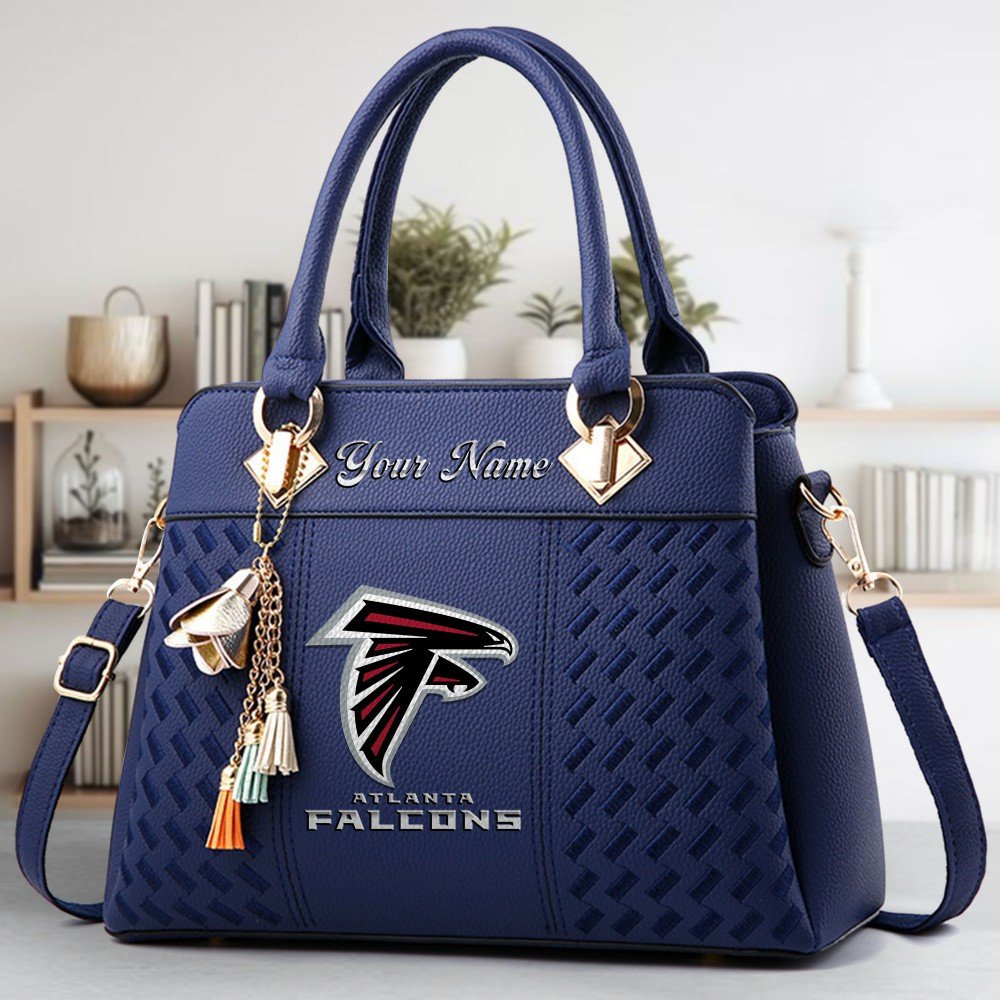 Alternative view of Atlanta Falcons Deluxe Handbag For Women Custom Name 2025 Versions, Sport Deluxe Handbag EHIVM-06102506