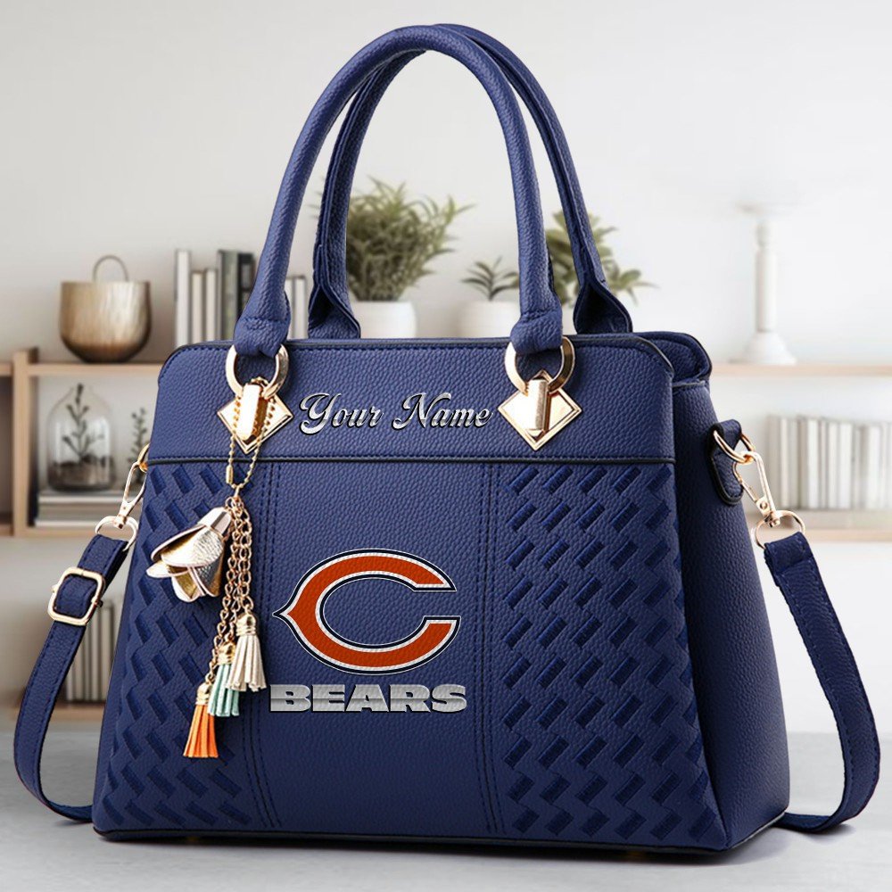 Alternative view of Chicago Bears Deluxe Handbag For Women Custom Name 2025 Versions, Sport Deluxe Handbag EHIVM-06102506