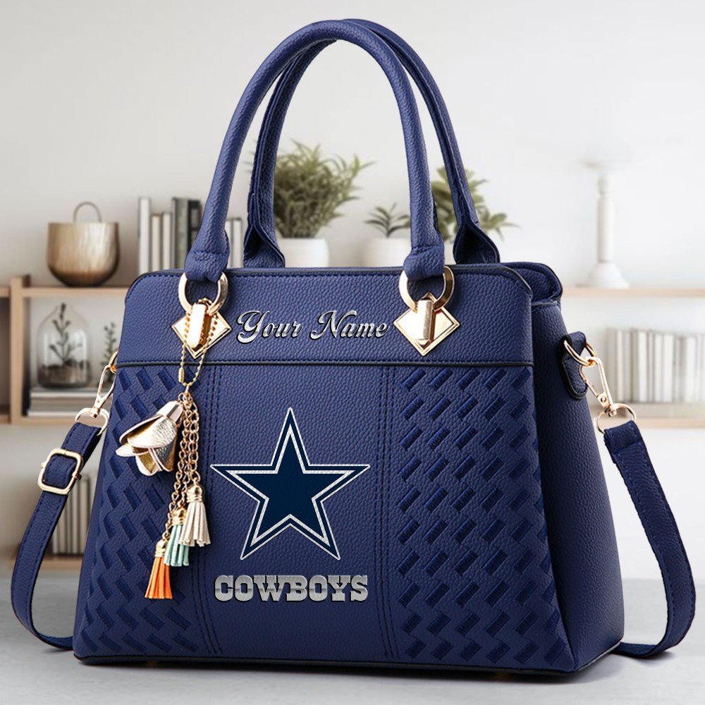 Dallas Cowboys Deluxe Handbag For Women Custom Name 2025 Versions, Sport Deluxe Handbag EHIVM-06102506