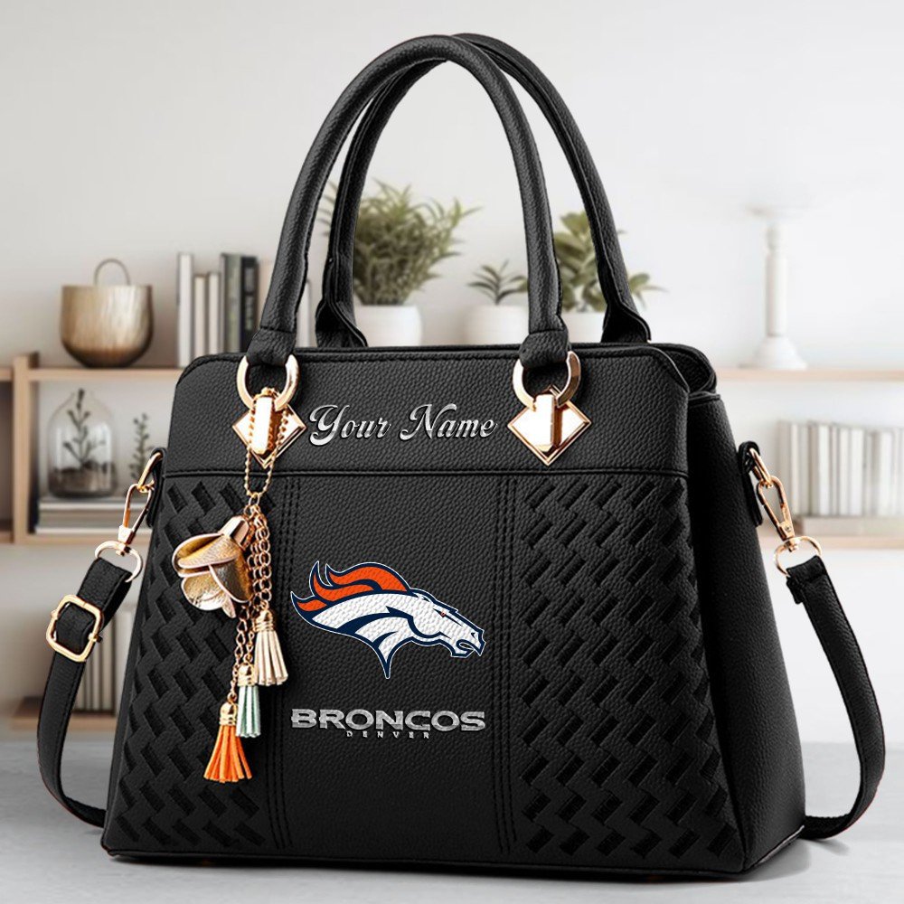 Denver Broncos Deluxe Handbag For Women Custom Name 2025 Versions, Sport Deluxe Handbag EHIVM-06102506