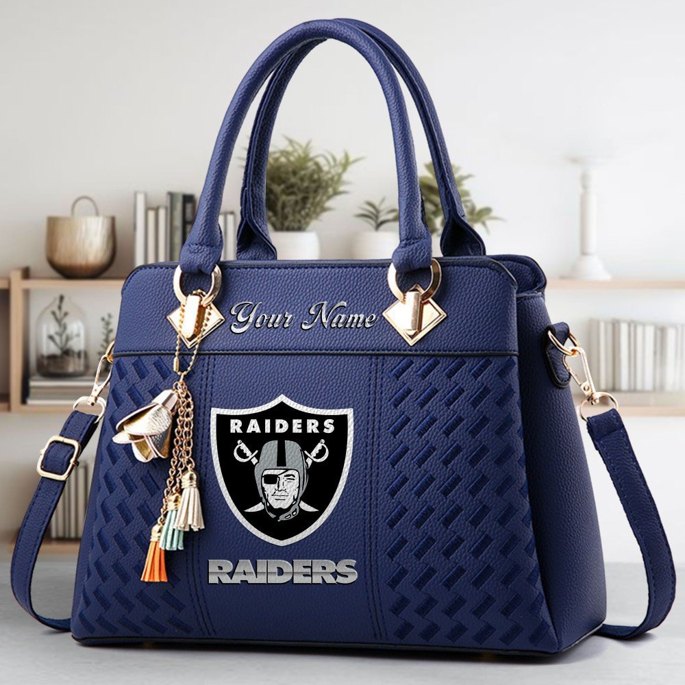 Alternative view of Las Vegas Raiders Deluxe Handbag For Women Custom Name 2025 Versions, Sport Deluxe Handbag EHIVM-06102506