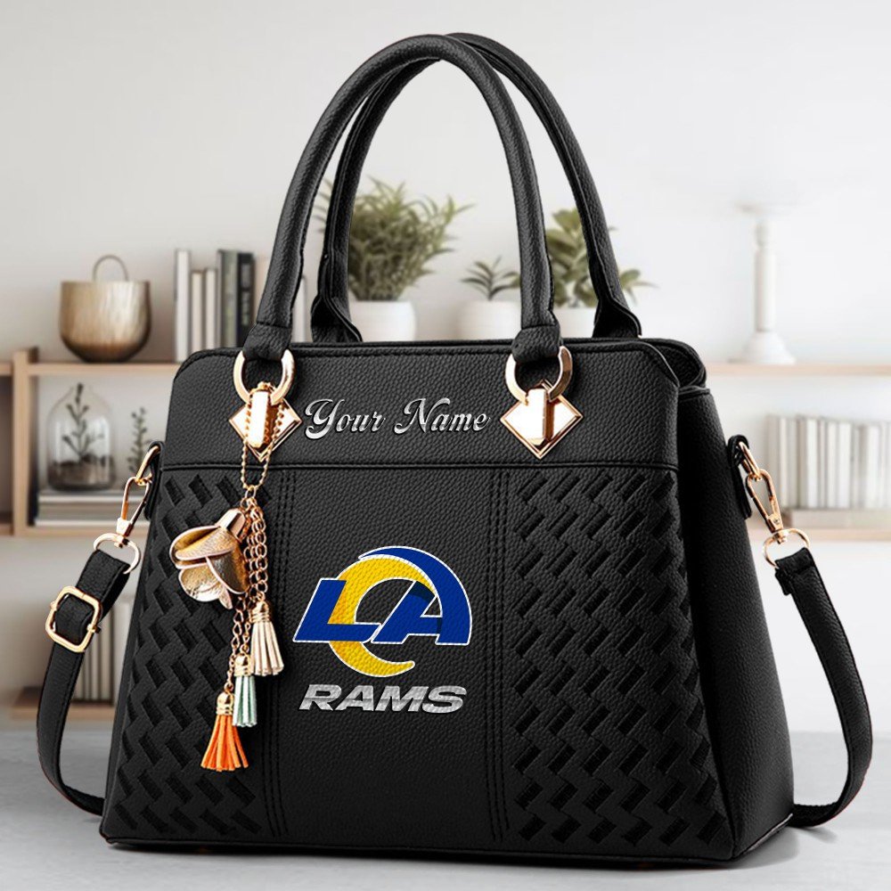 Los Angeles Rams Deluxe Handbag For Women Custom Name 2025 Versions, Sport Deluxe Handbag EHIVM-06102506