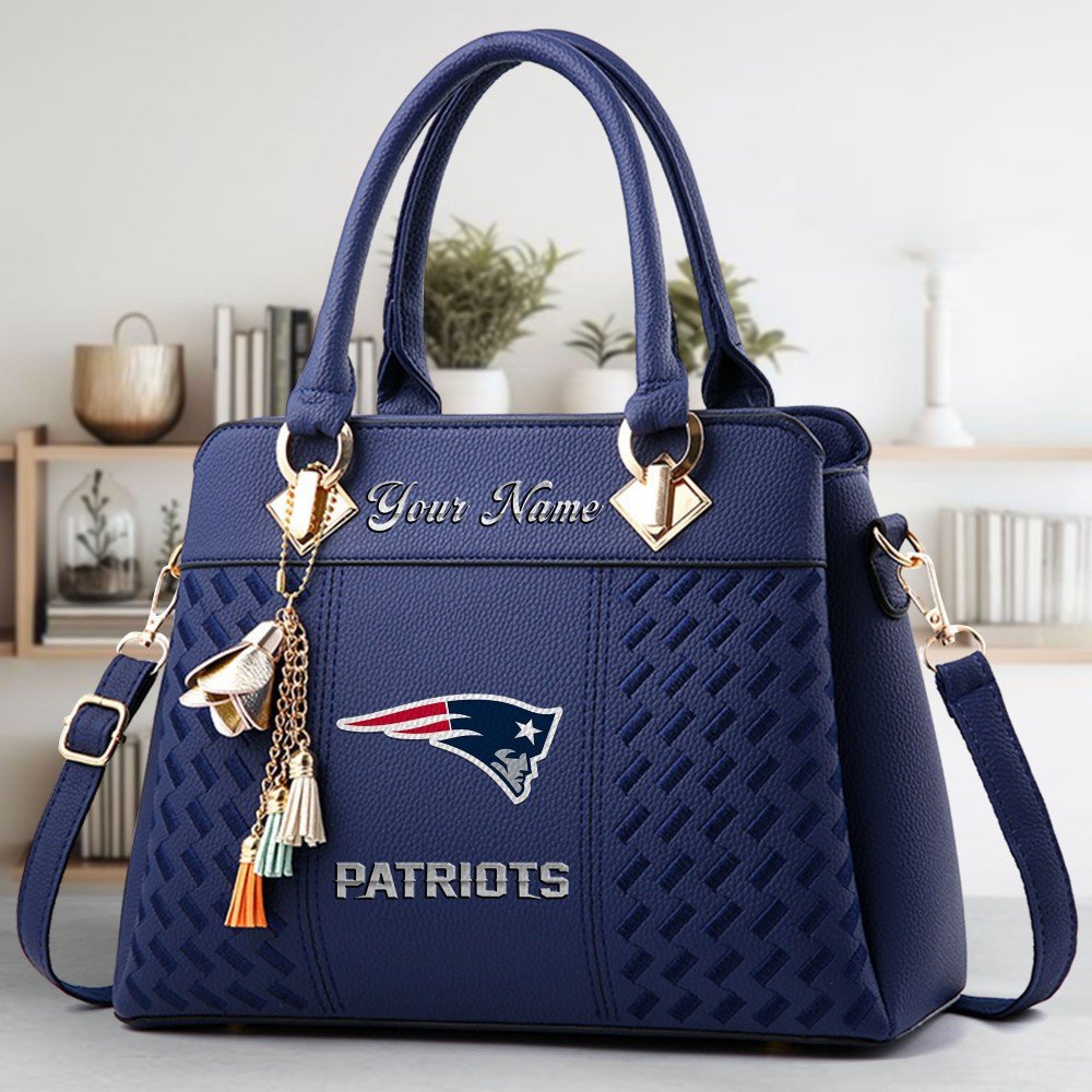 Alternative view of New England Patriots Deluxe Handbag For Women Custom Name 2025 Versions, Sport Deluxe Handbag EHIVM-06102506