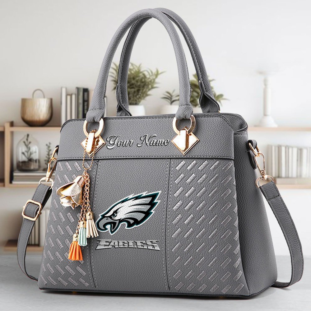 Philadelphia Eagle Deluxe Handbag For Women Custom Name 2025 Versions, Sport Deluxe Handbag EHIVM-06102506