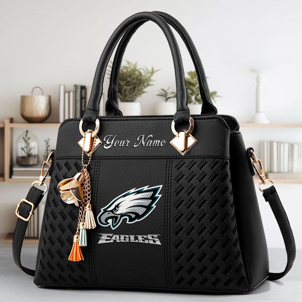 Alternative view of Philadelphia Eagle Deluxe Handbag For Women Custom Name 2025 Versions, Sport Deluxe Handbag EHIVM-06102506