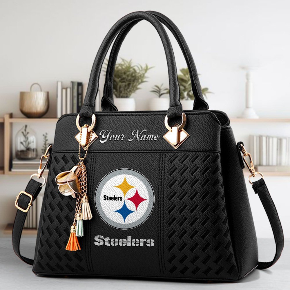 Pittsburgh Steelers Deluxe Handbag For Women Custom Name 2025 Versions, Sport Deluxe Handbag EHIVM-06102506