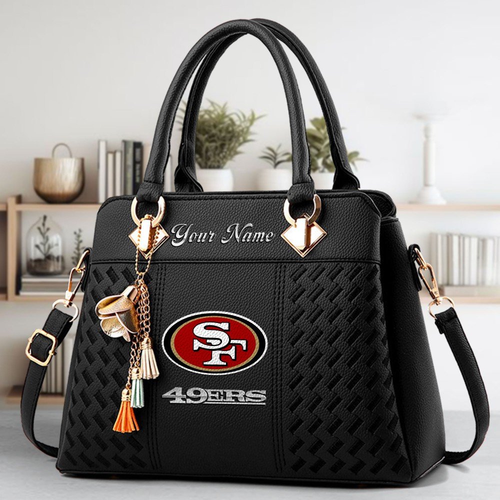 San Francisco 49ers Deluxe Handbag For Women Custom Name 2025 Versions, Sport Deluxe Handbag EHIVM-06102506