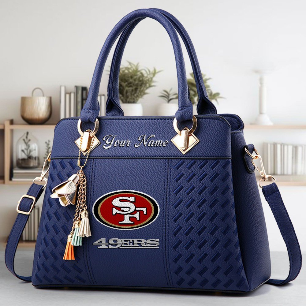 Alternative view of San Francisco 49ers Deluxe Handbag For Women Custom Name 2025 Versions, Sport Deluxe Handbag EHIVM-06102506