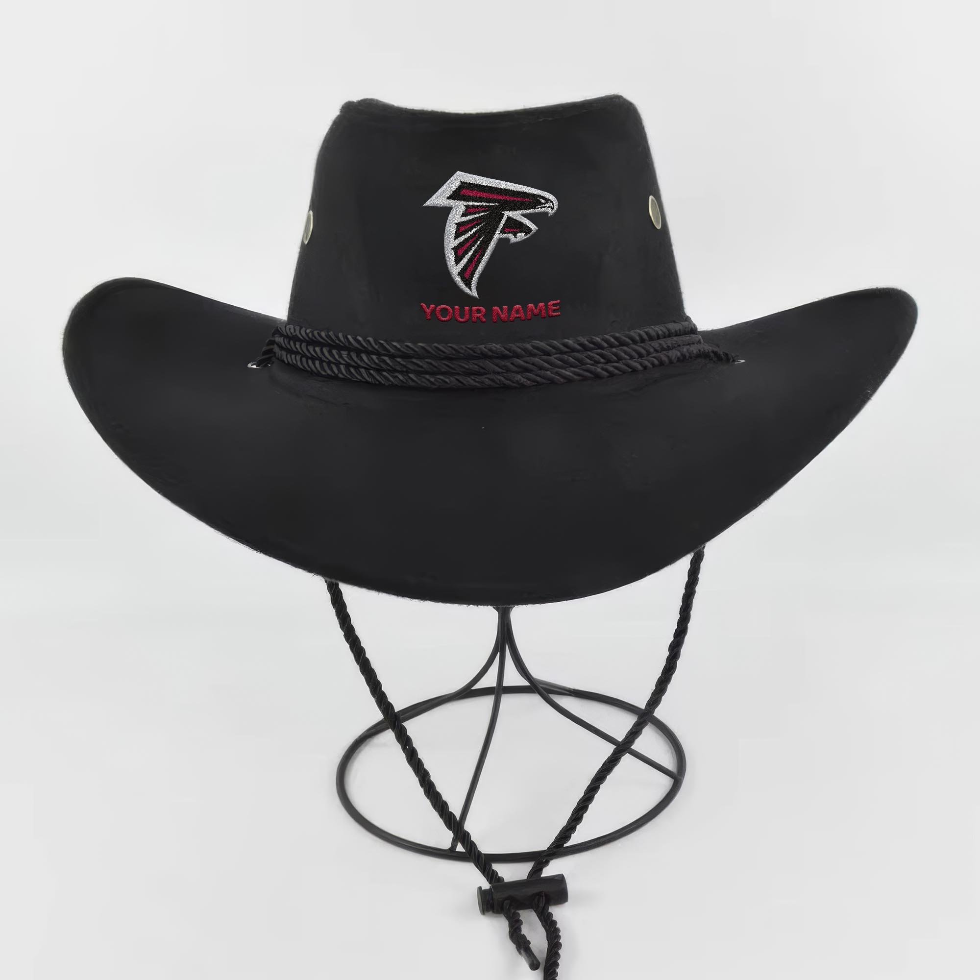 Alternative view of Atlanta Falcons Cowboy Hat Custom Your Name, Gifts For Fan EHIVM-05282372N