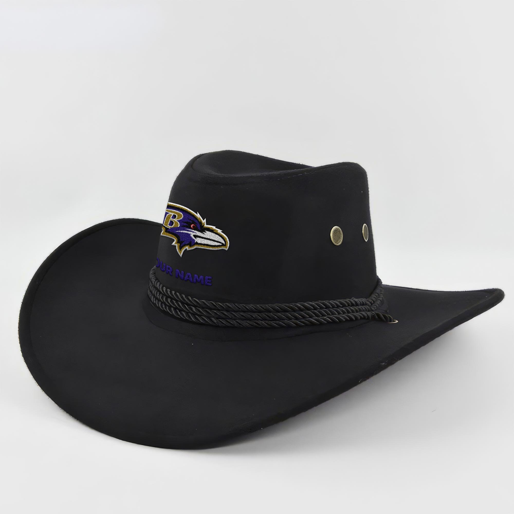 Baltimore Ravens Cowboy Hat Custom Your Name, Gifts For Fan EHIVM-05282372N