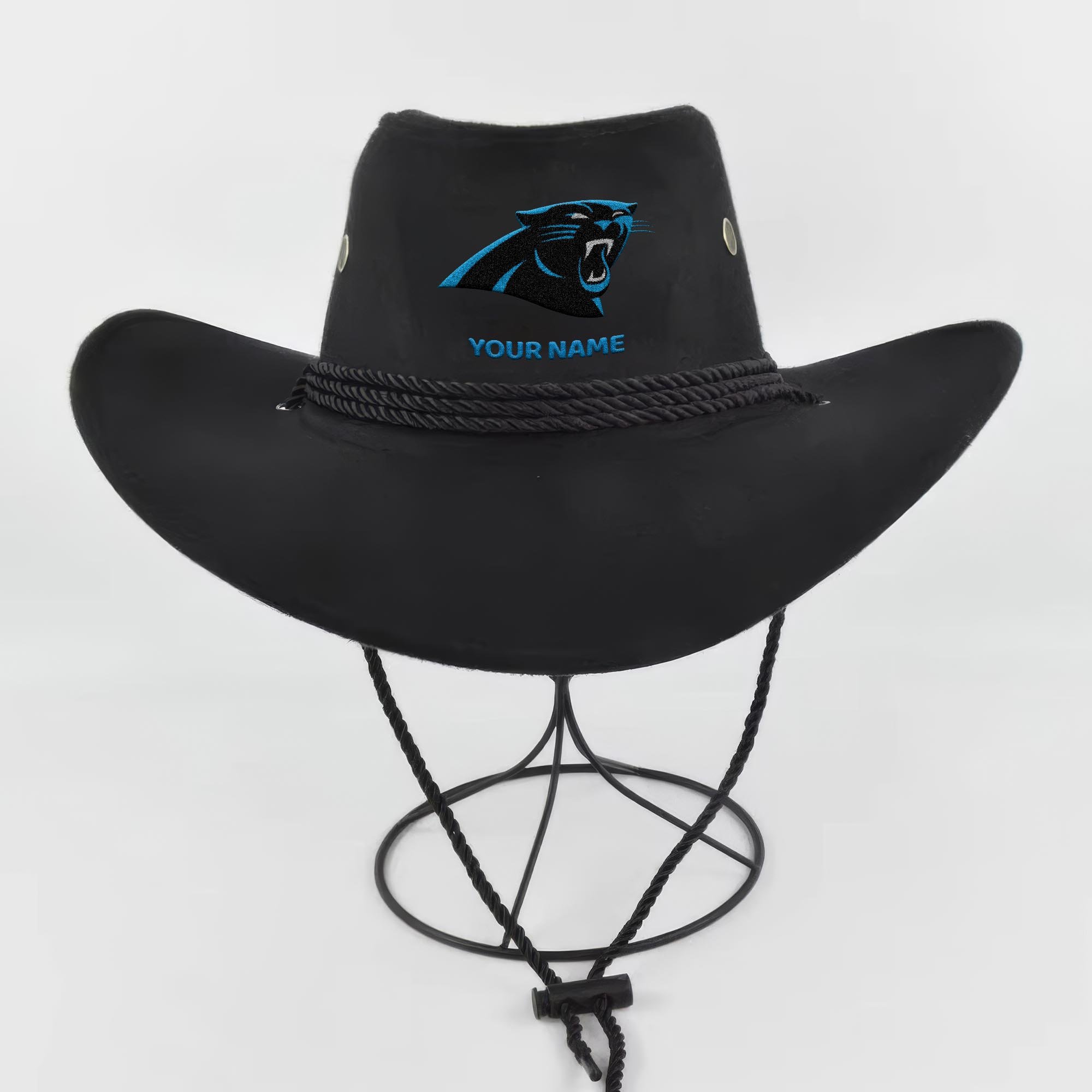 Alternative view of Carolina Panthers Cowboy Hat Custom Your Name, Gifts For Fan EHIVM-05282372N