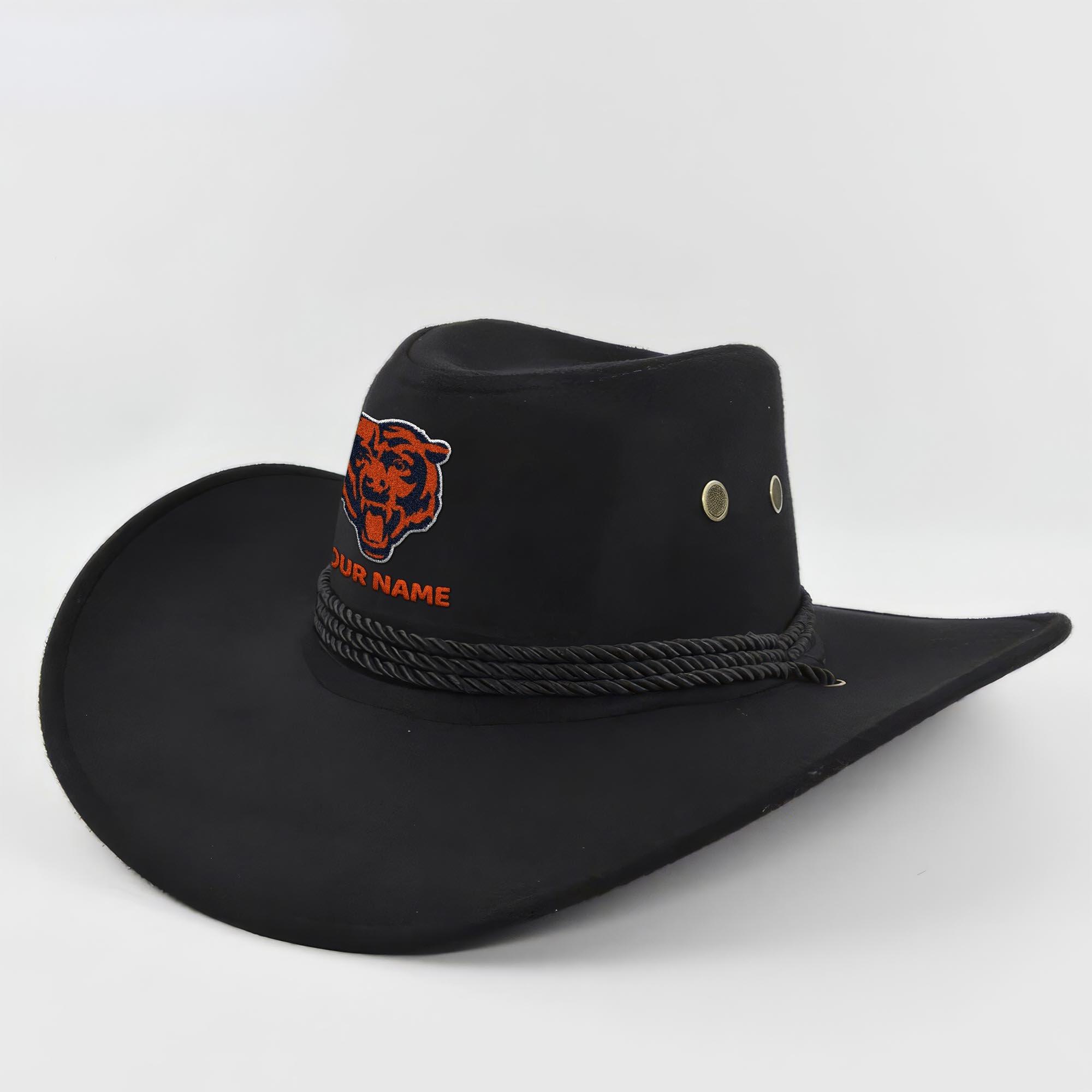 Chicago Bears Cowboy Hat Custom Your Name, Gifts For Fan EHIVM-05282372N