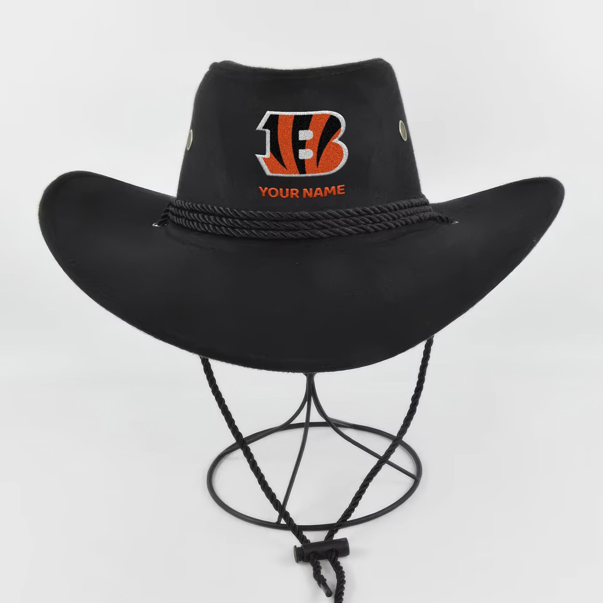 Alternative view of Cincinnati Bengals Cowboy Hat Custom Your Name, Gifts For Fan EHIVM-05282372N