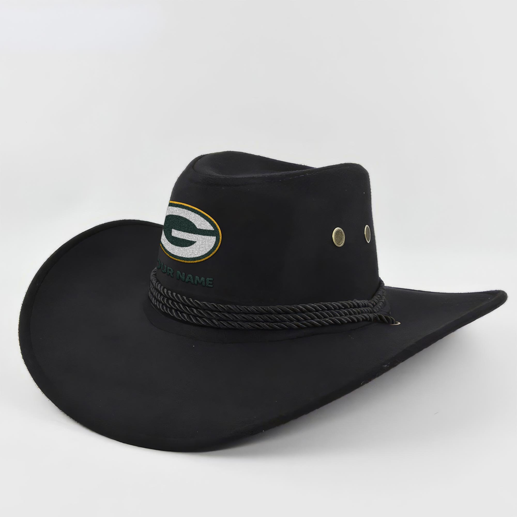 Green Bay Packers Cowboy Hat Custom Your Name, Gifts For Fan EHIVM-05282372N