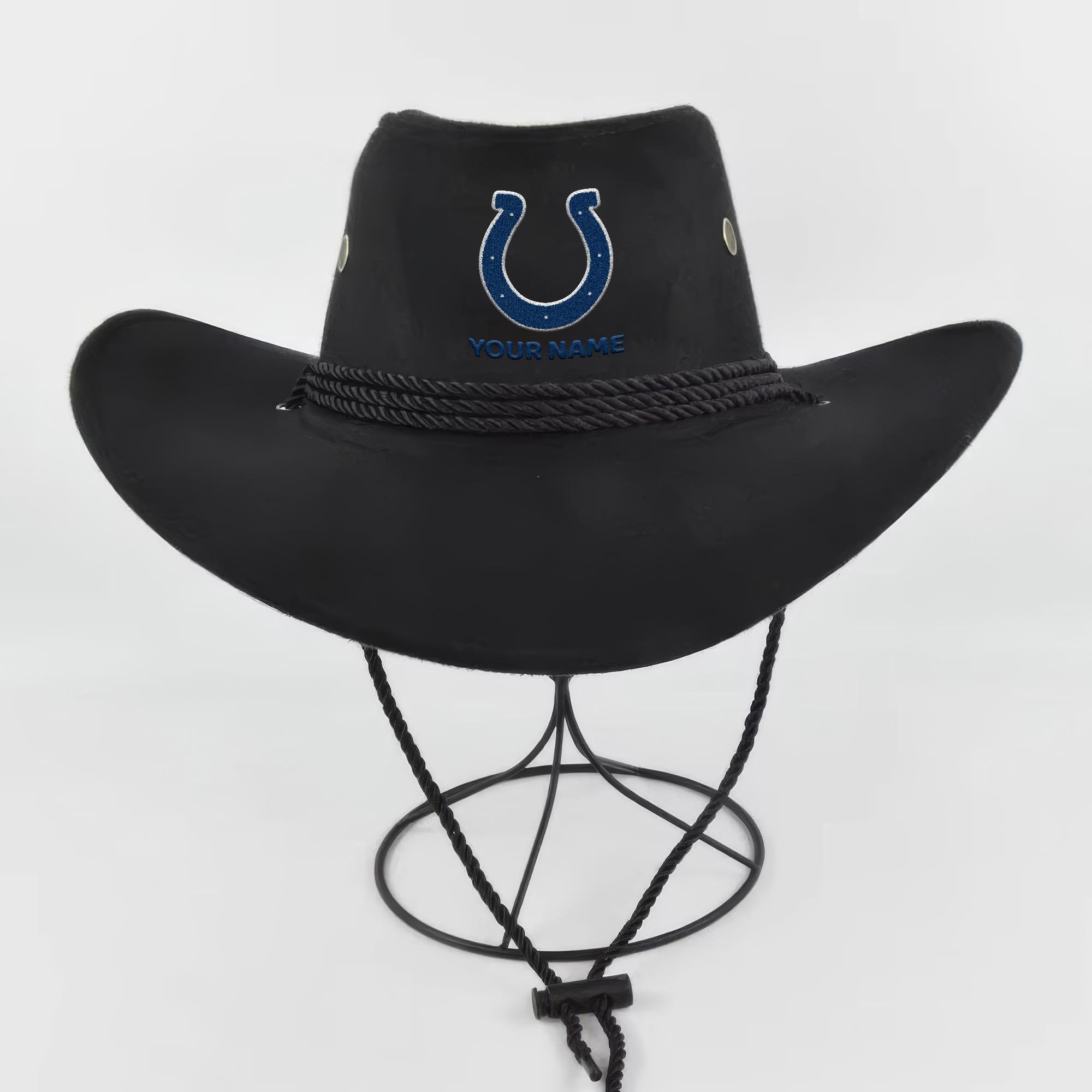 Alternative view of Indianapolis Colts Cowboy Hat Custom Your Name, Gifts For Fan EHIVM-05282372N