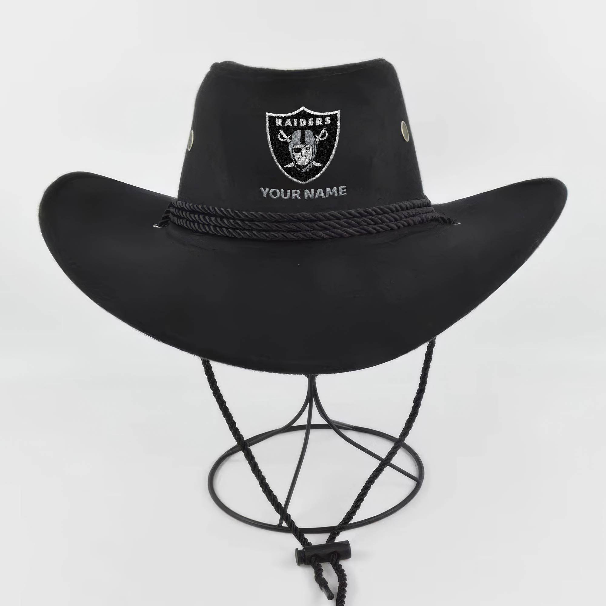 Alternative view of Las Vegas Raiders Cowboy Hat Custom Your Name, Gifts For Fan EHIVM-05282372N