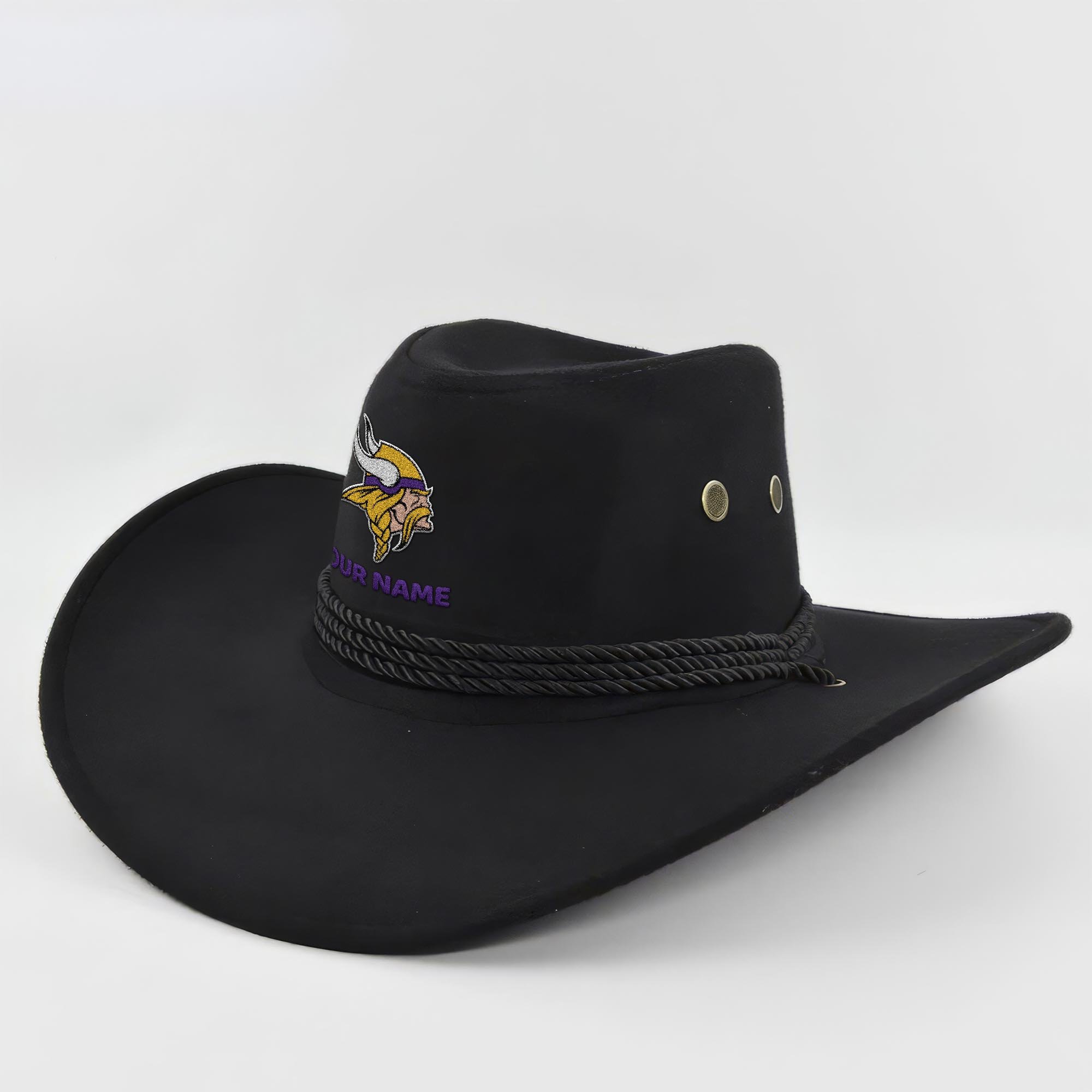 Minnesota Vikings Cowboy Hat Custom Your Name, Gifts For Fan EHIVM-05282372N