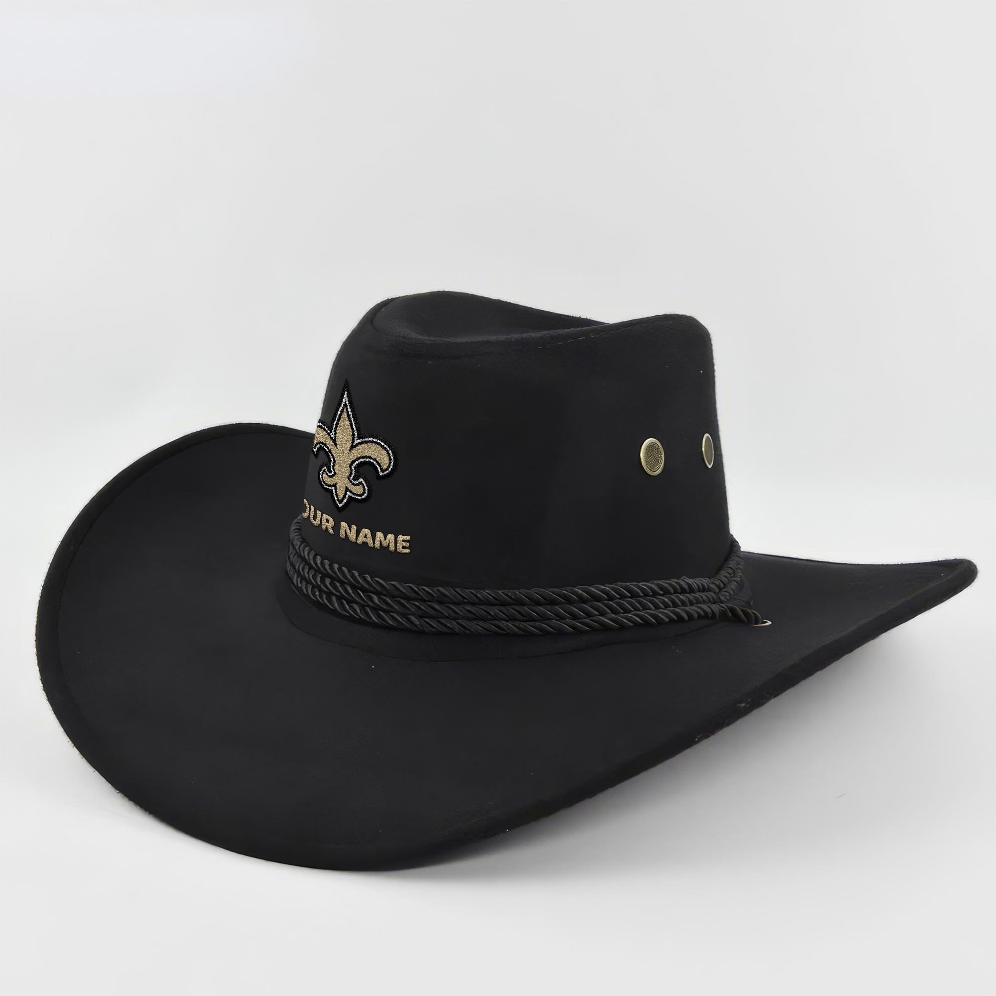 New Orleans Saints Cowboy Hat Custom Your Name, Gifts For Fan EHIVM-05282372N