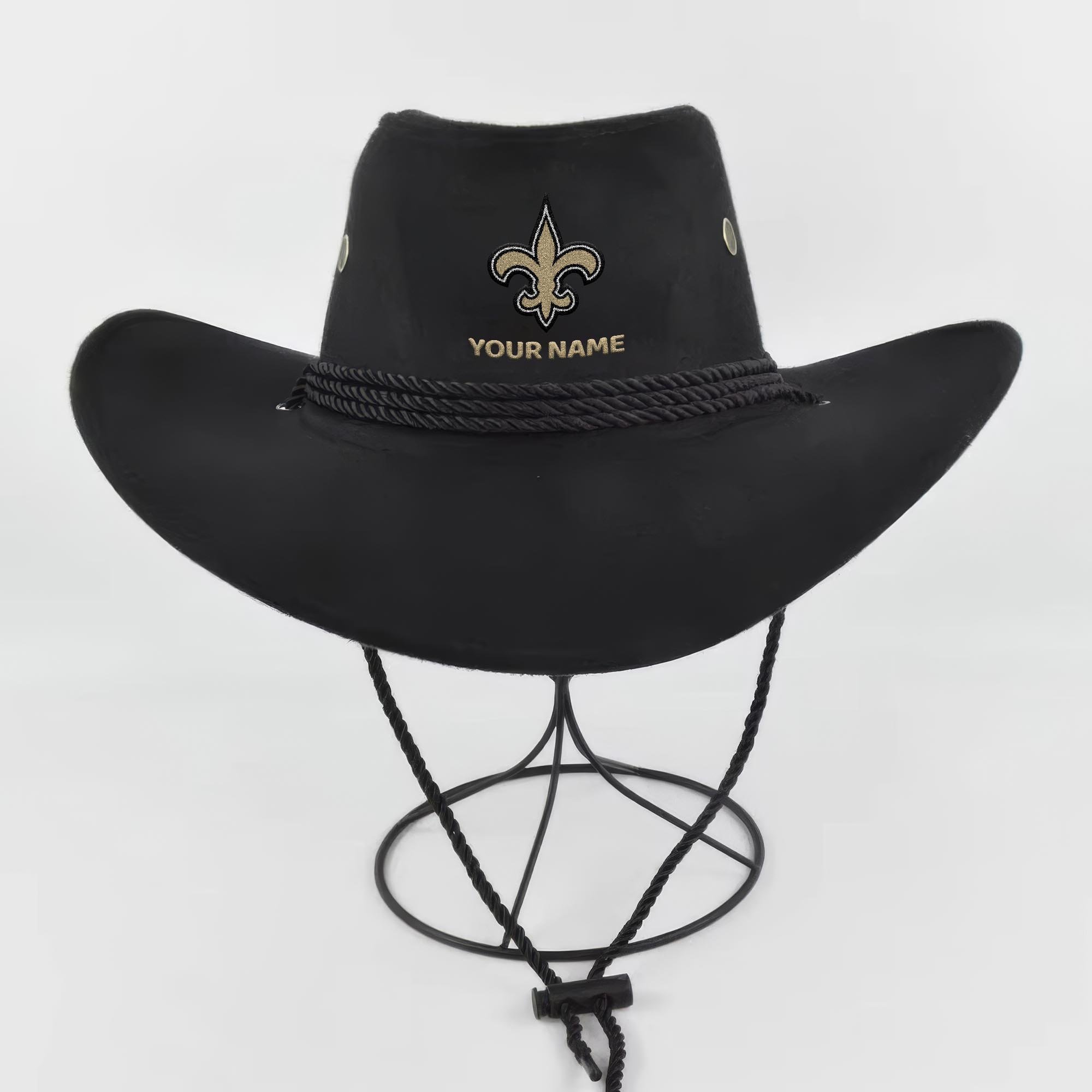 Alternative view of New Orleans Saints Cowboy Hat Custom Your Name, Gifts For Fan EHIVM-05282372N