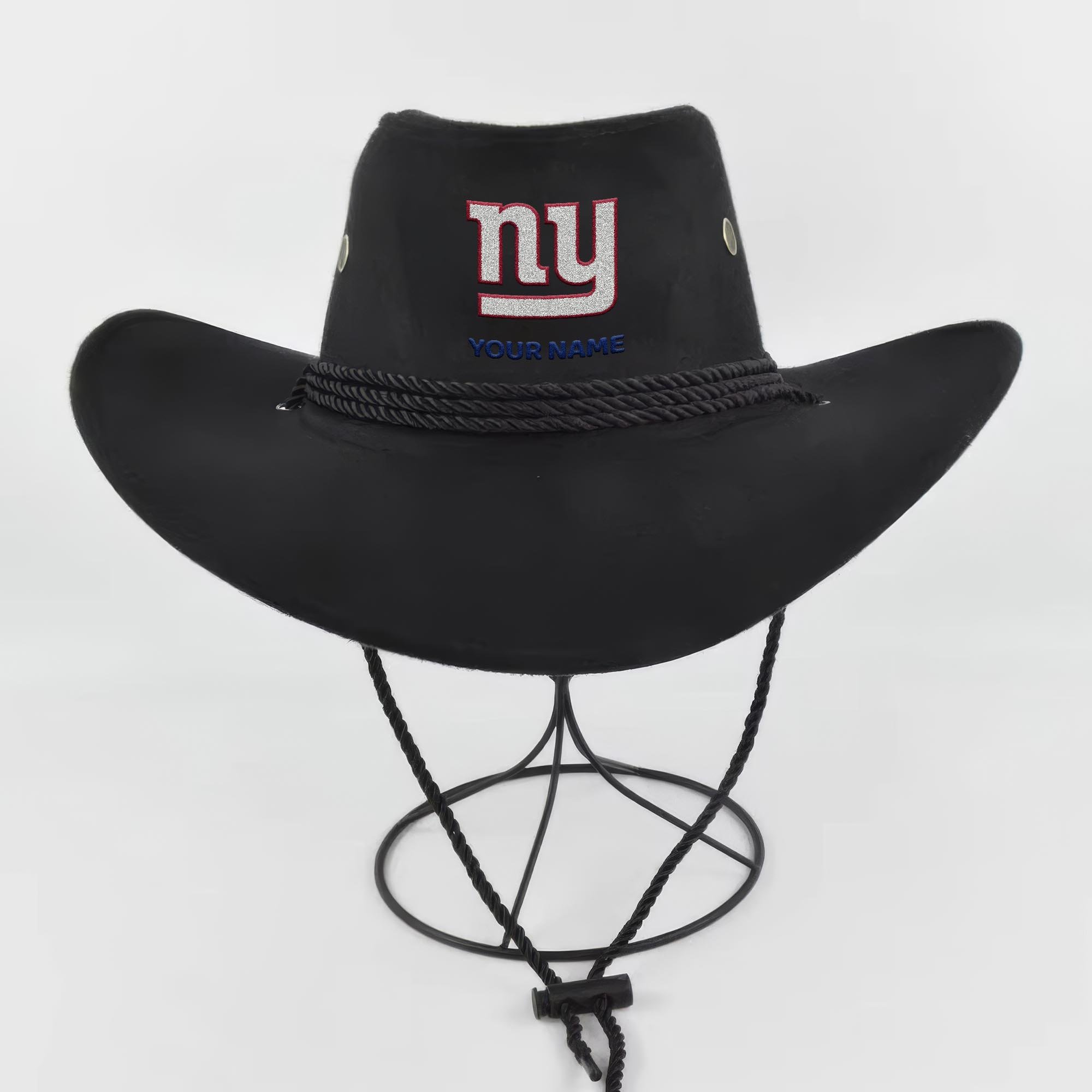 Alternative view of New York Giants Cowboy Hat Custom Your Name, Gifts For Fan EHIVM-05282372N