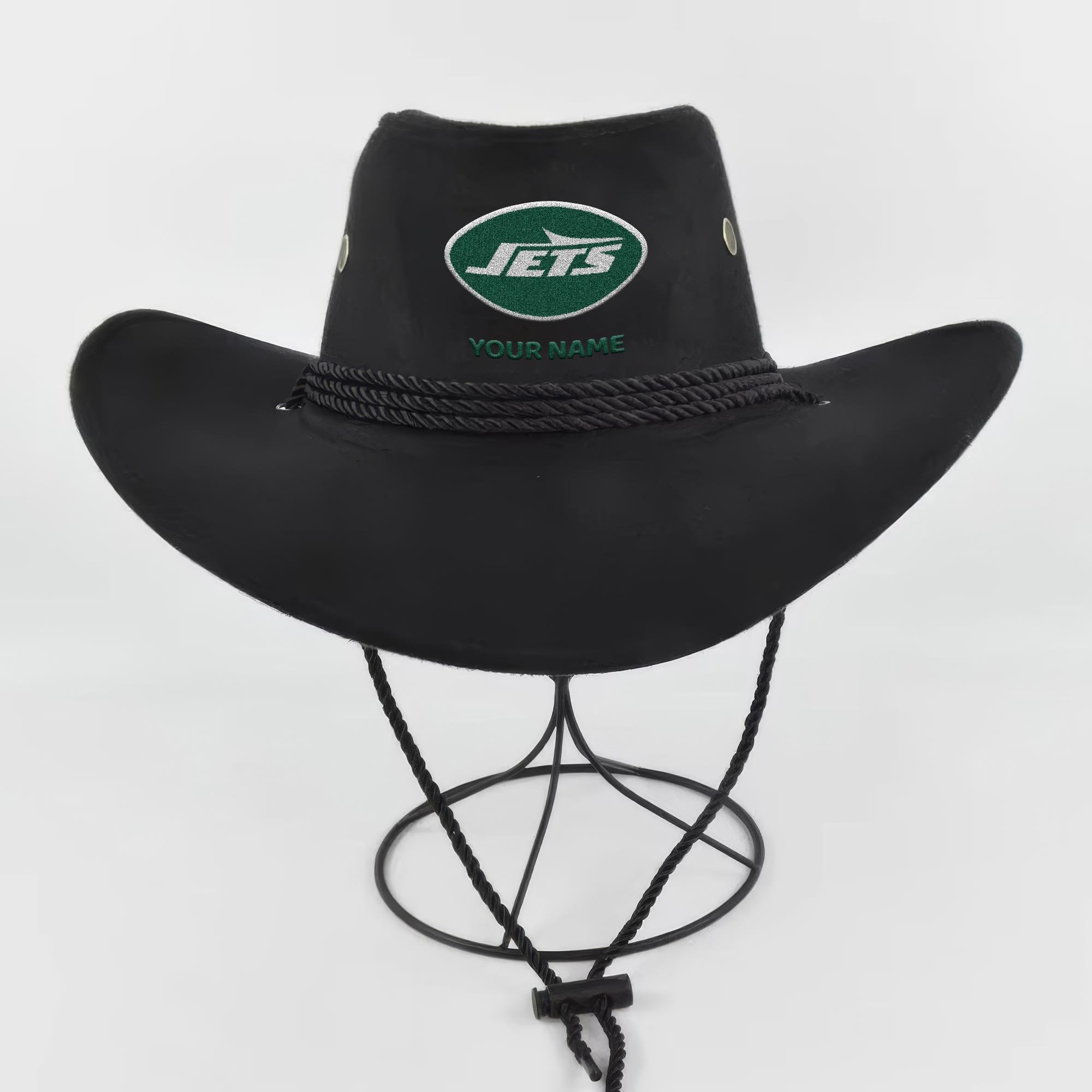 Alternative view of New York Jets Cowboy Hat Custom Your Name, Gifts For Fan EHIVM-05282372N