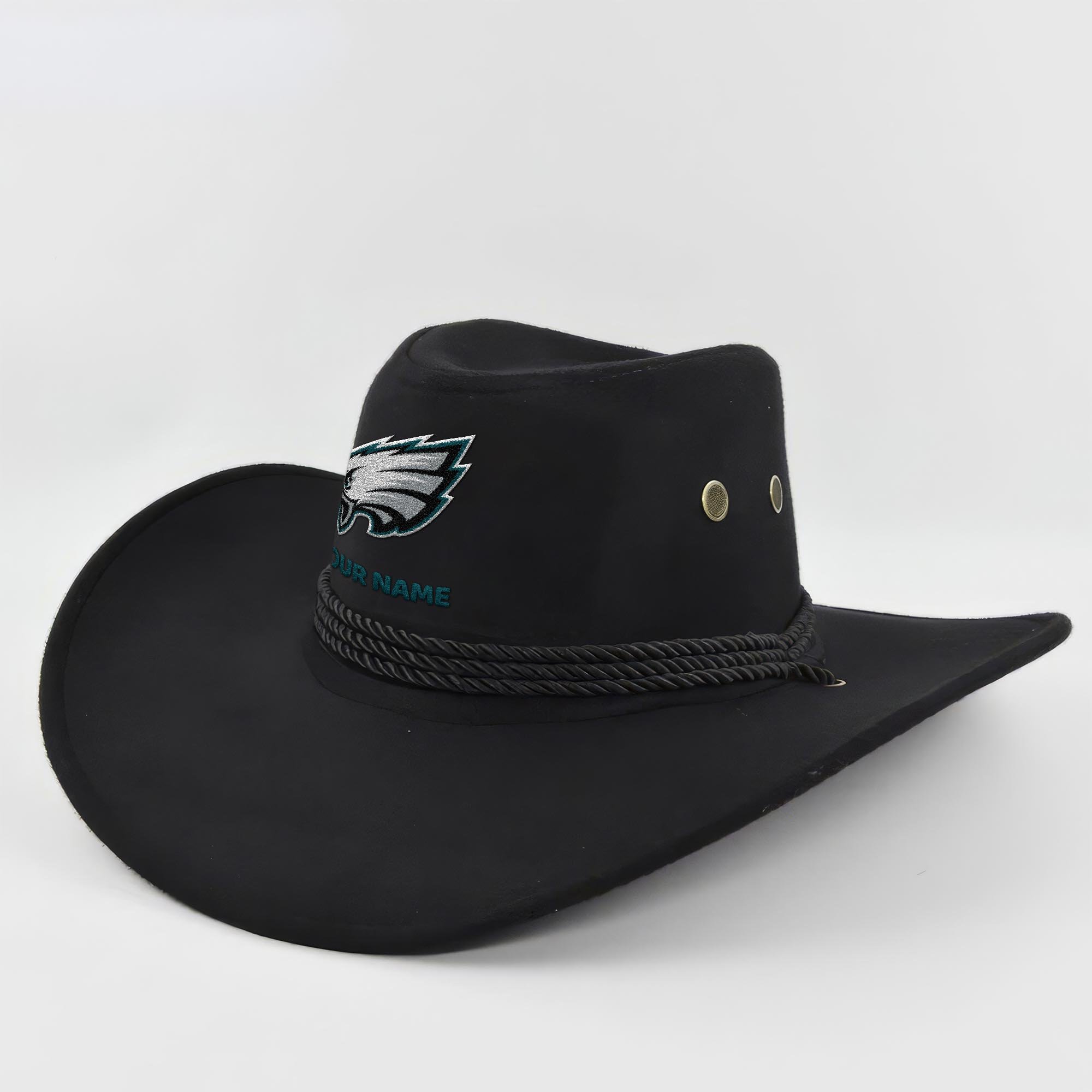 Philadelphia Eagles Cowboy Hat Custom Your Name, Gifts For Fan EHIVM-05282372N