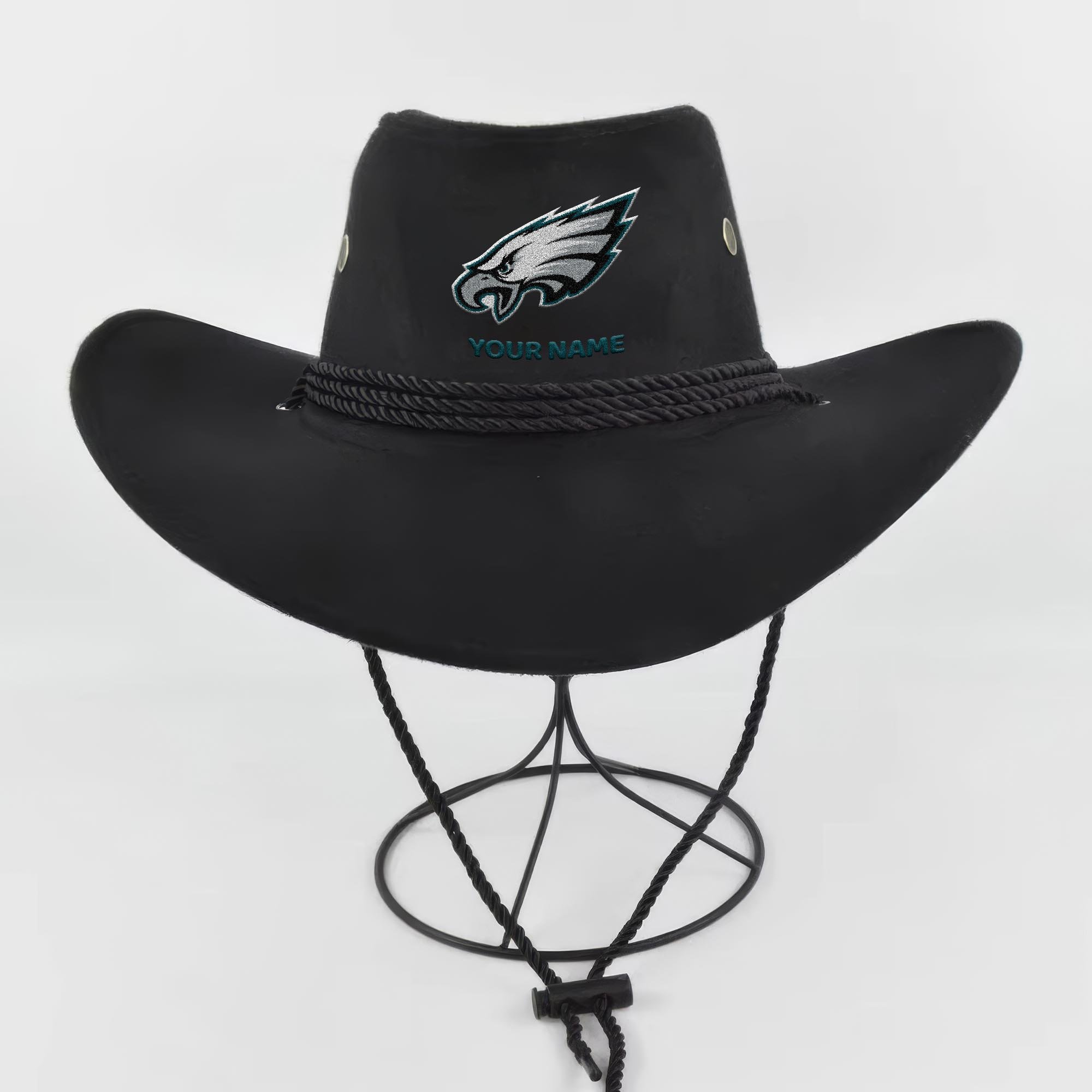 Alternative view of Philadelphia Eagles Cowboy Hat Custom Your Name, Gifts For Fan EHIVM-05282372N