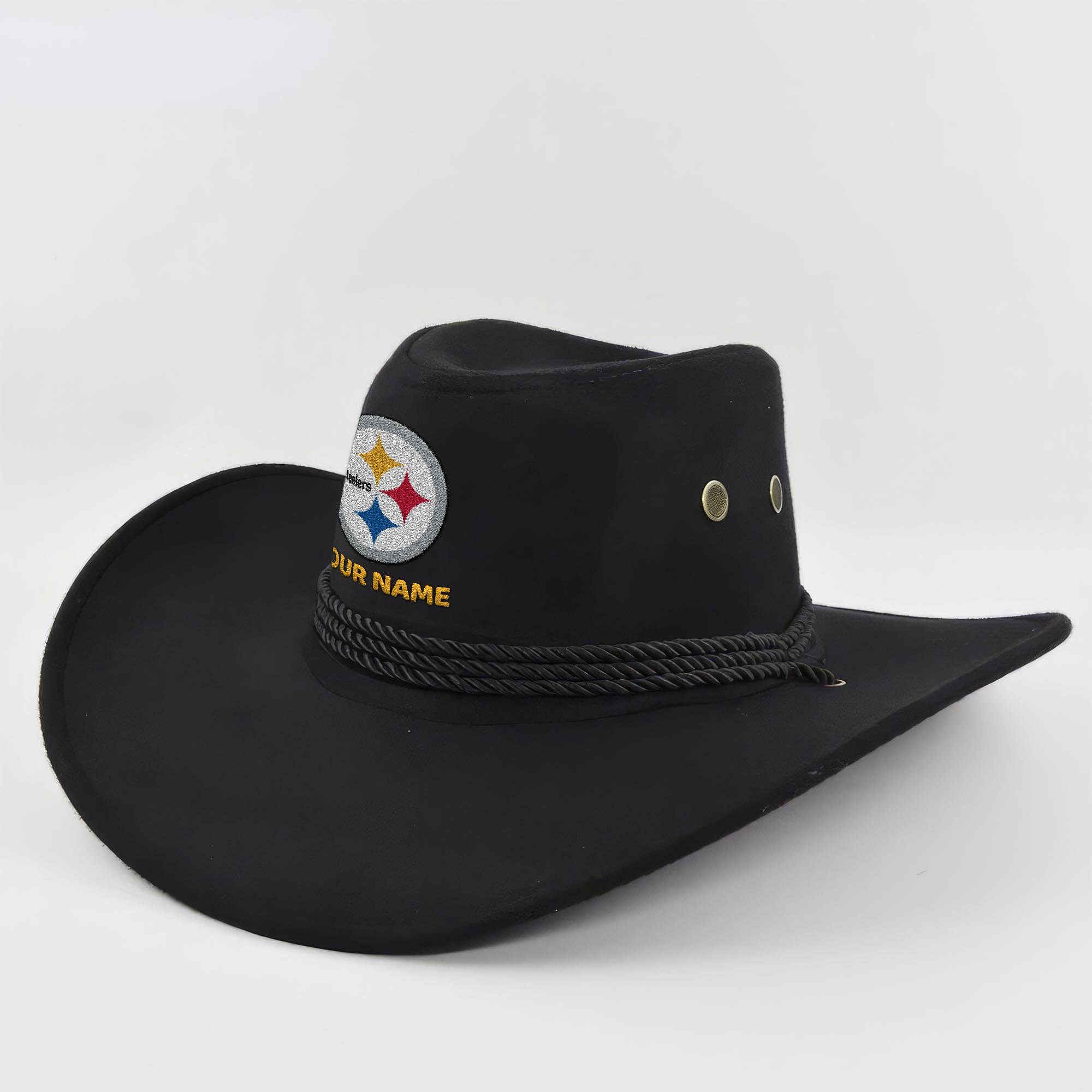 Pittsburgh Steelers Cowboy Hat Custom Your Name, Gifts For Fan EHIVM-05282372N