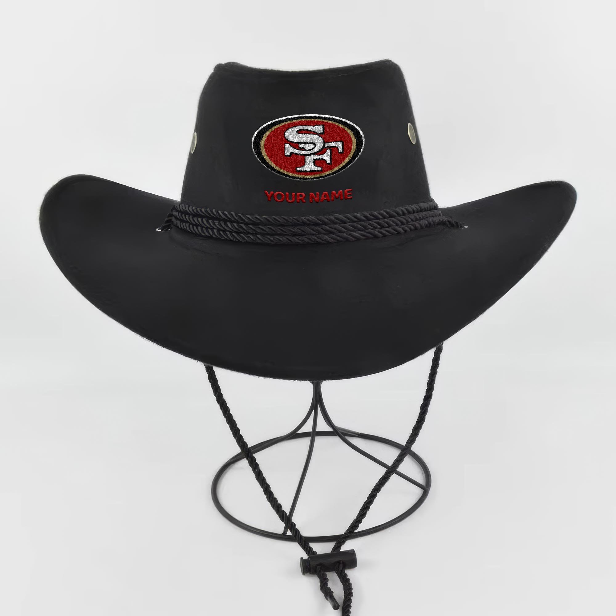 Alternative view of San Francisco 49ers Cowboy Hat Custom Your Name, Gifts For Fan EHIVM-05282372N