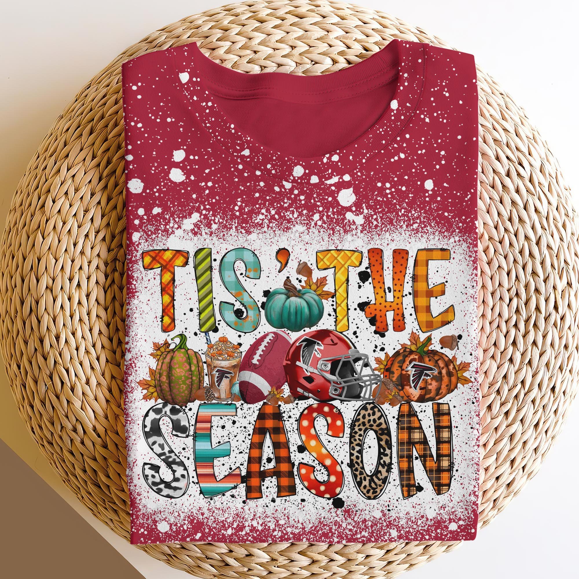 Atlanta Falcons 3D Shirts, Tis The Season Shirts, Sport Shirts For Fan EHIVM-06182583