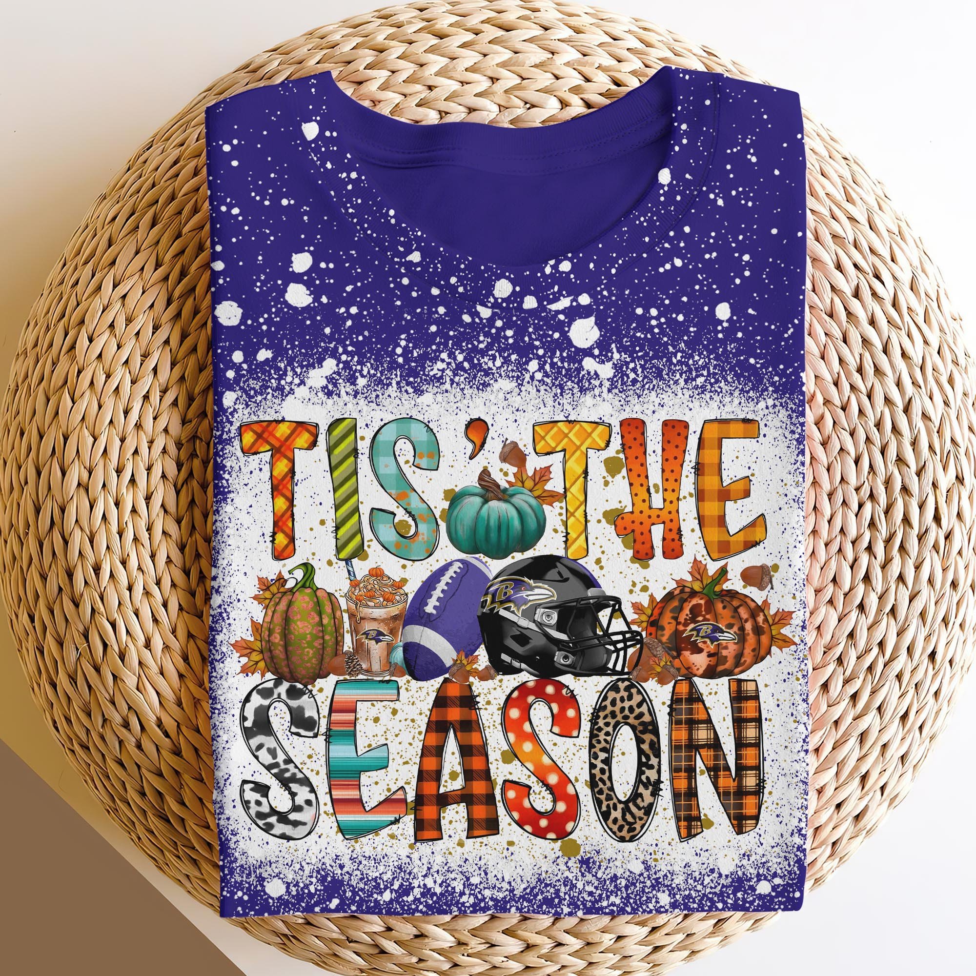 Baltimore Ravens 3D Shirts, Tis The Season Shirts, Sport Shirts For Fan EHIVM-06182583