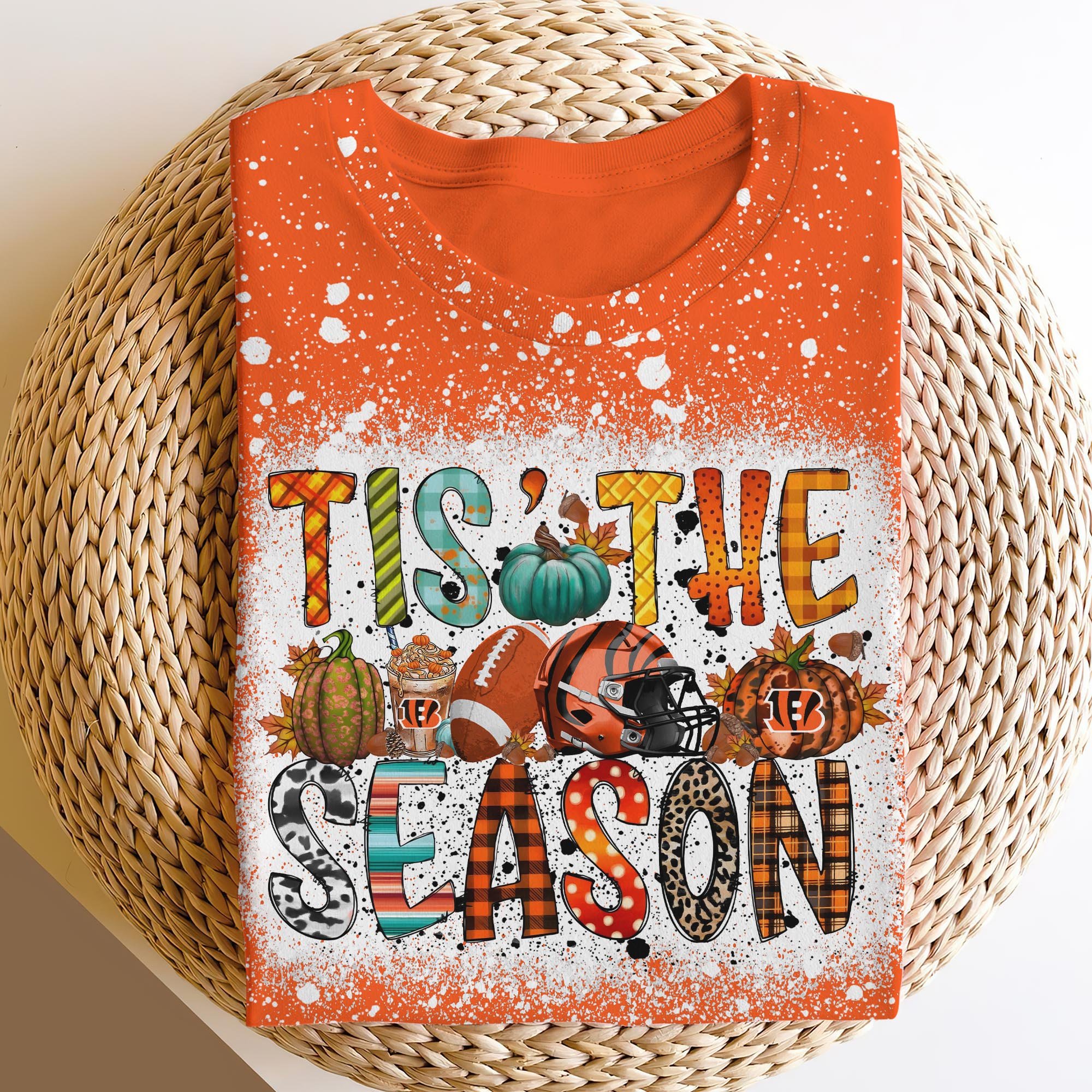 Cincinnati Bengals 3D Shirts, Tis The Season Shirts, Sport Shirts For Fan EHIVM-06182583