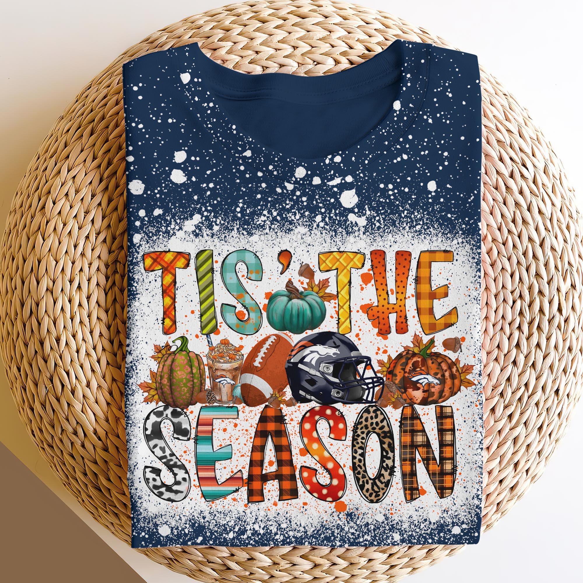 Denver Broncos 3D Shirts, Tis The Season Shirts, Sport Shirts For Fan EHIVM-06182583