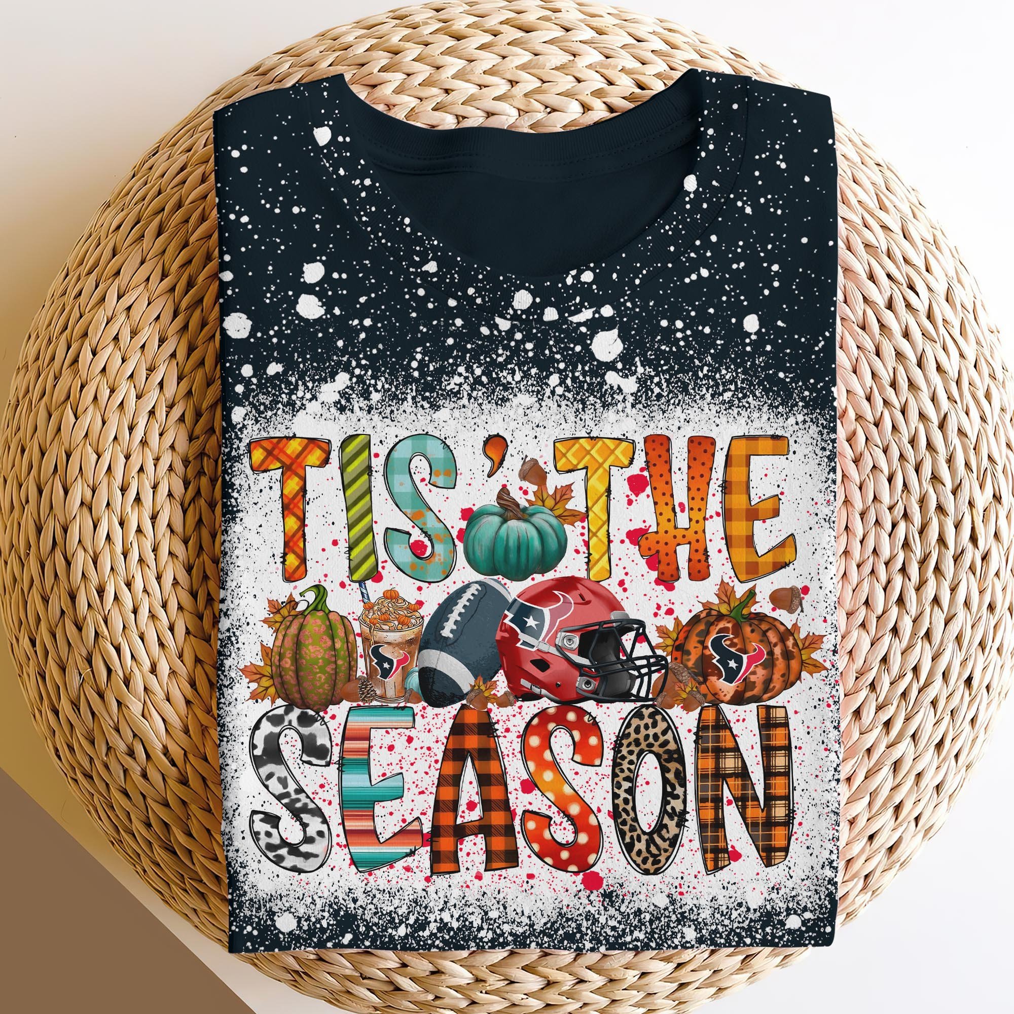 Houston Texans 3D Shirts, Tis The Season Shirts, Sport Shirts For Fan EHIVM-06182583