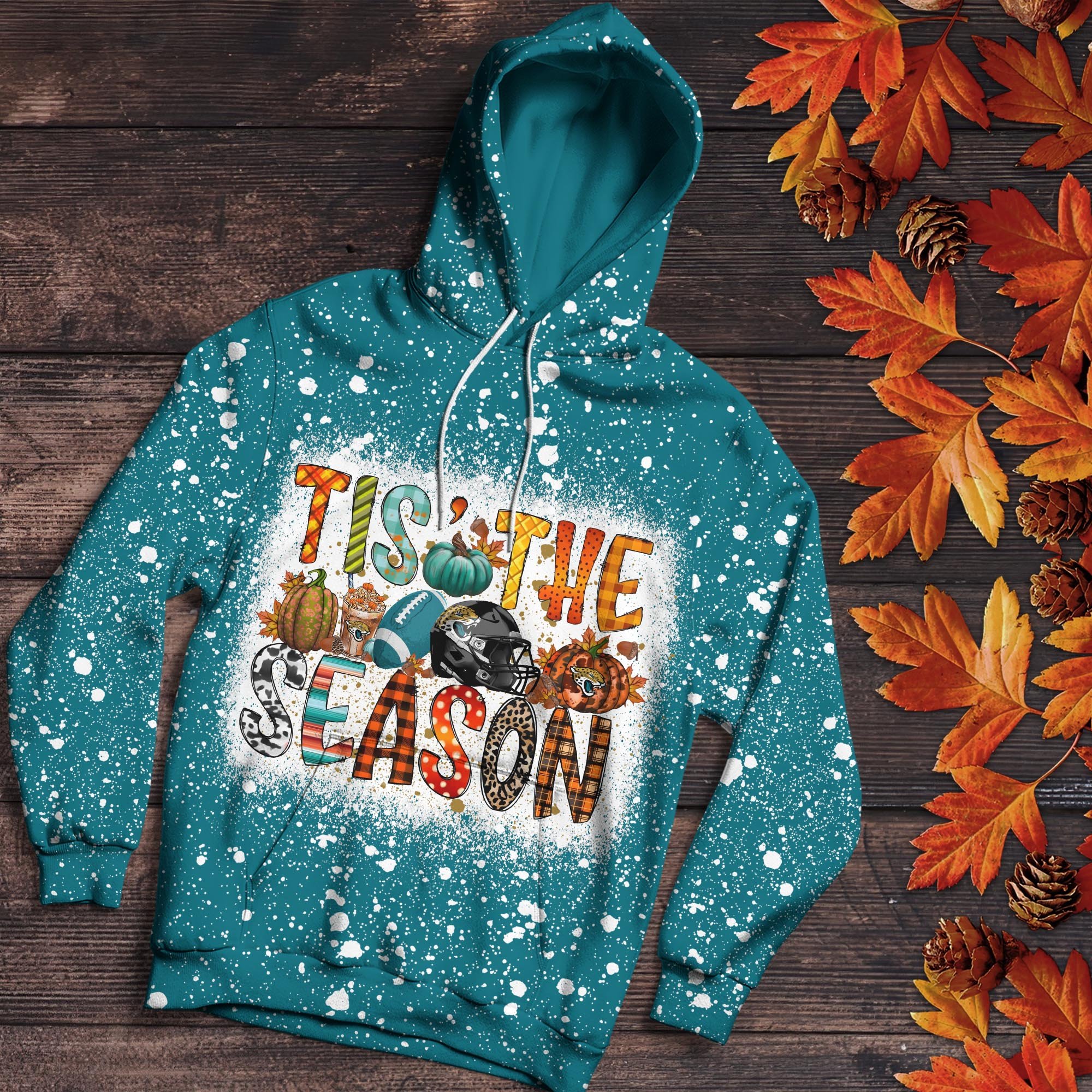 Alternative view of Jacksonville Jaguars 3D Shirts, Tis The Season Shirts, Sport Shirts For Fan EHIVM-06182583
