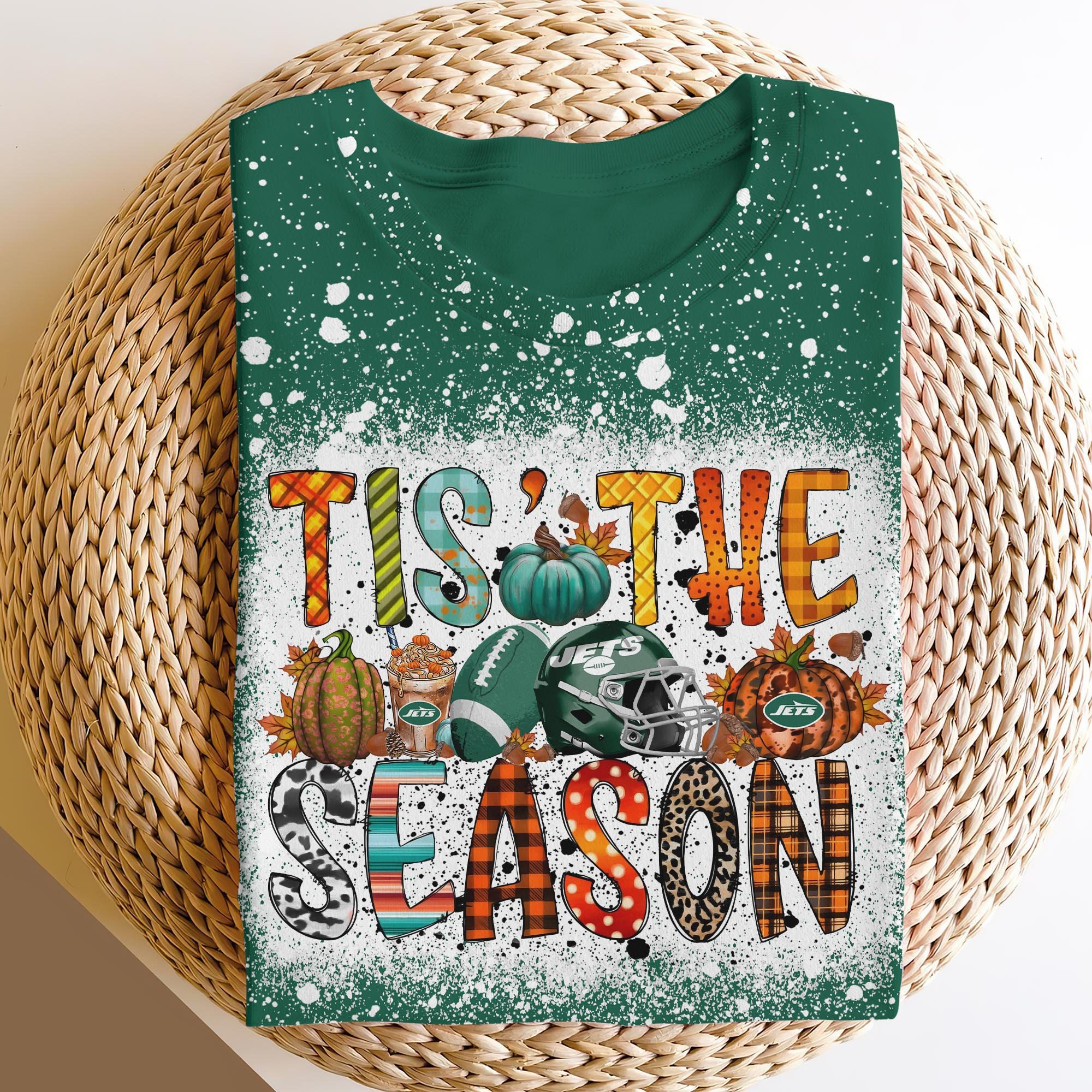 New York Jets 3D Shirts, Tis The Season Shirts, Sport Shirts For Fan EHIVM-06182583