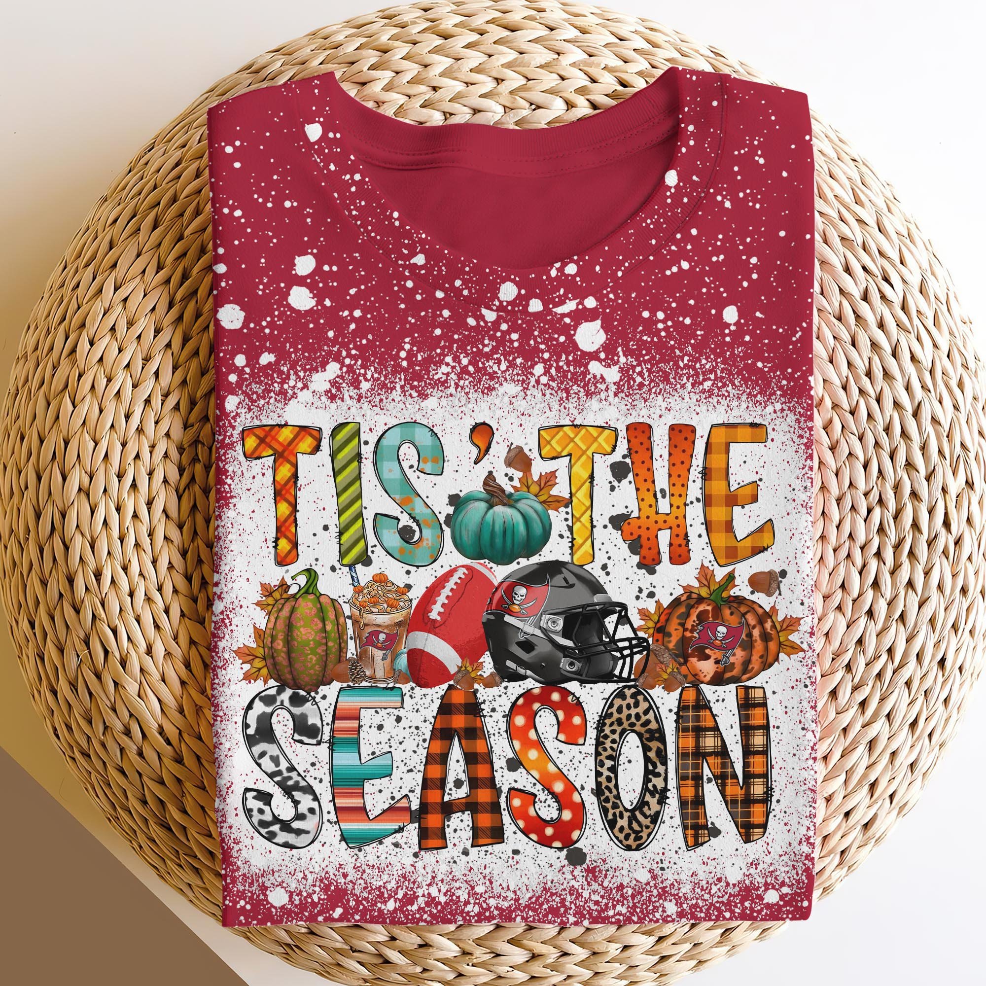 Tampa Bay Buccaneers 3D Shirts, Tis The Season Shirts, Sport Shirts For Fan EHIVM-06182583
