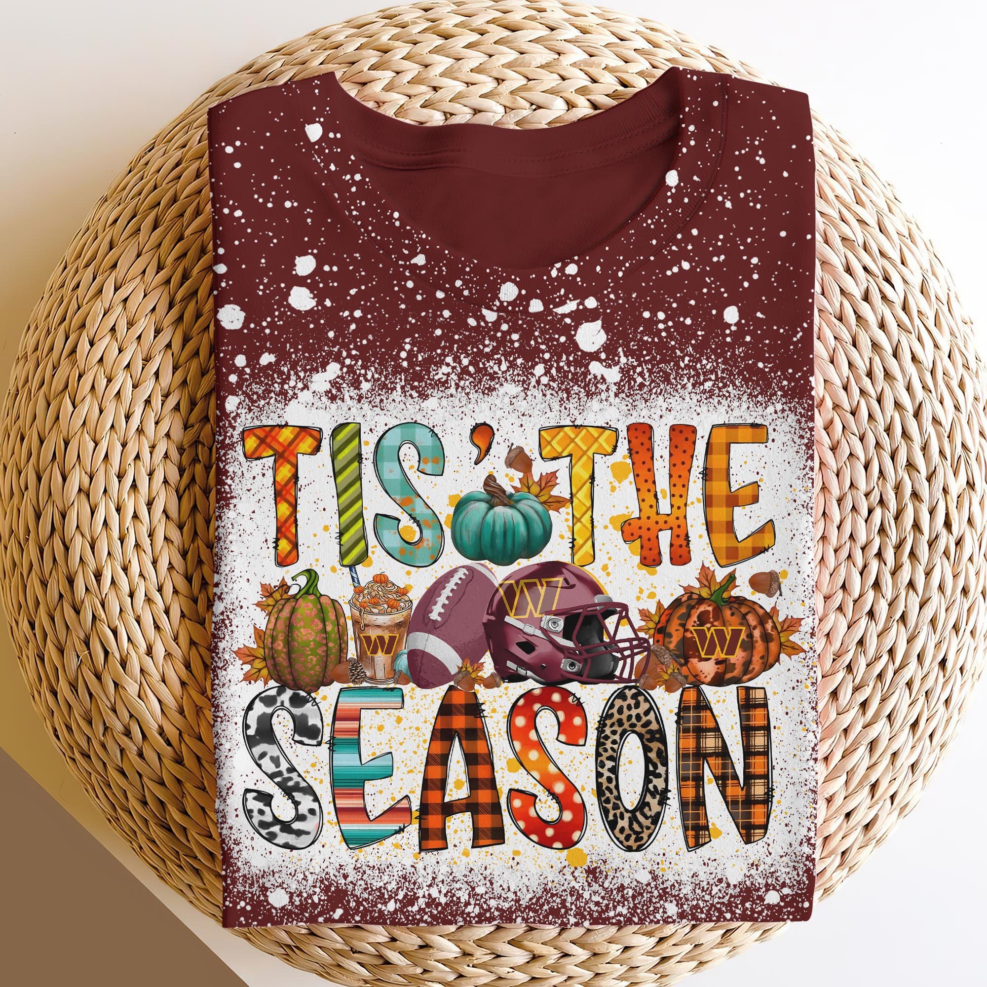 Washington Commanders 3D Shirts, Tis The Season Shirts, Sport Shirts For Fan EHIVM-06182583
