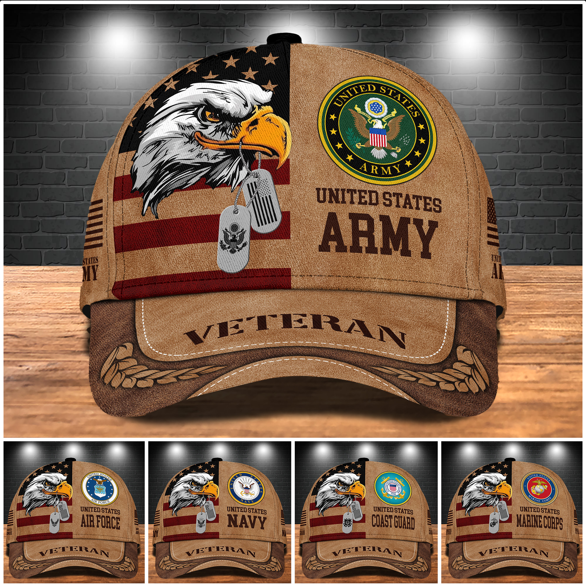 US Military Cap Custom Military, Cap For Military Veteran, Gifts For Veterans Day ETRG-06192589