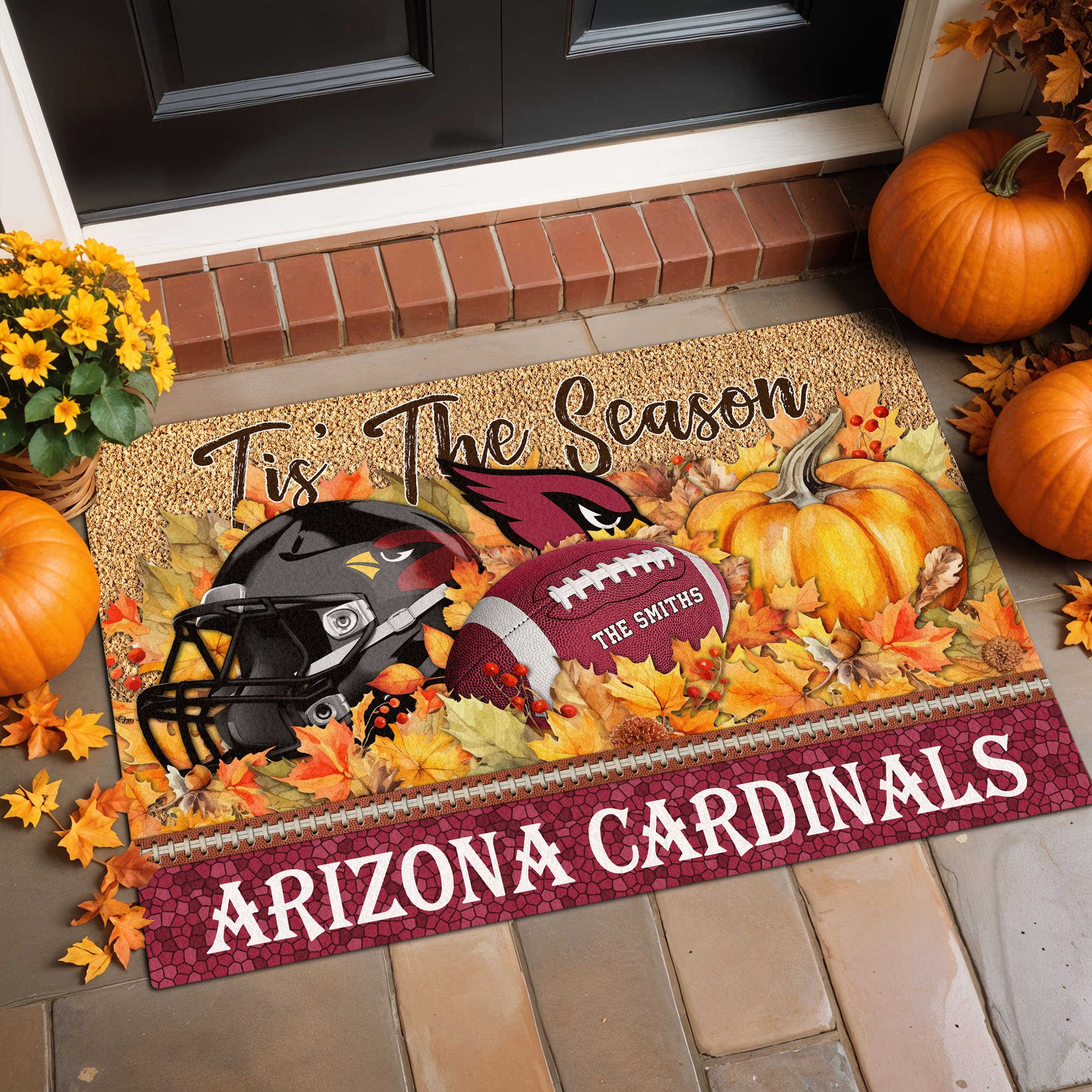 Alternative view of Arizona Cardinals Doormat Custom Your Family Name And Choose Your Quotes, Sport Doormat, Sport Gifts For Fan EHIVM-60421N