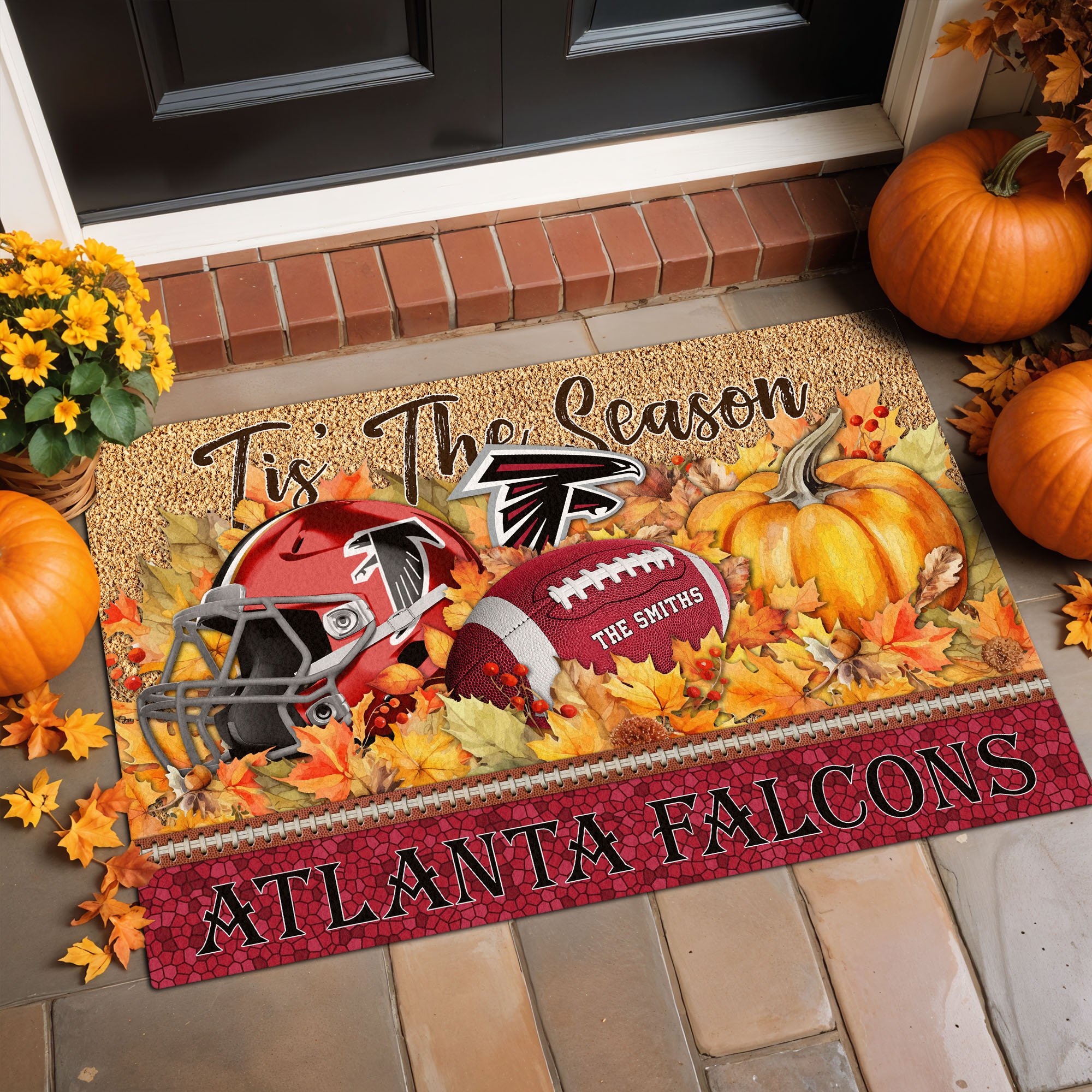 Alternative view of Atlanta Falcons Doormat Custom Your Family Name And Choose Your Quotes, Sport Doormat, Sport Gifts For Fan EHIVM-60421N
