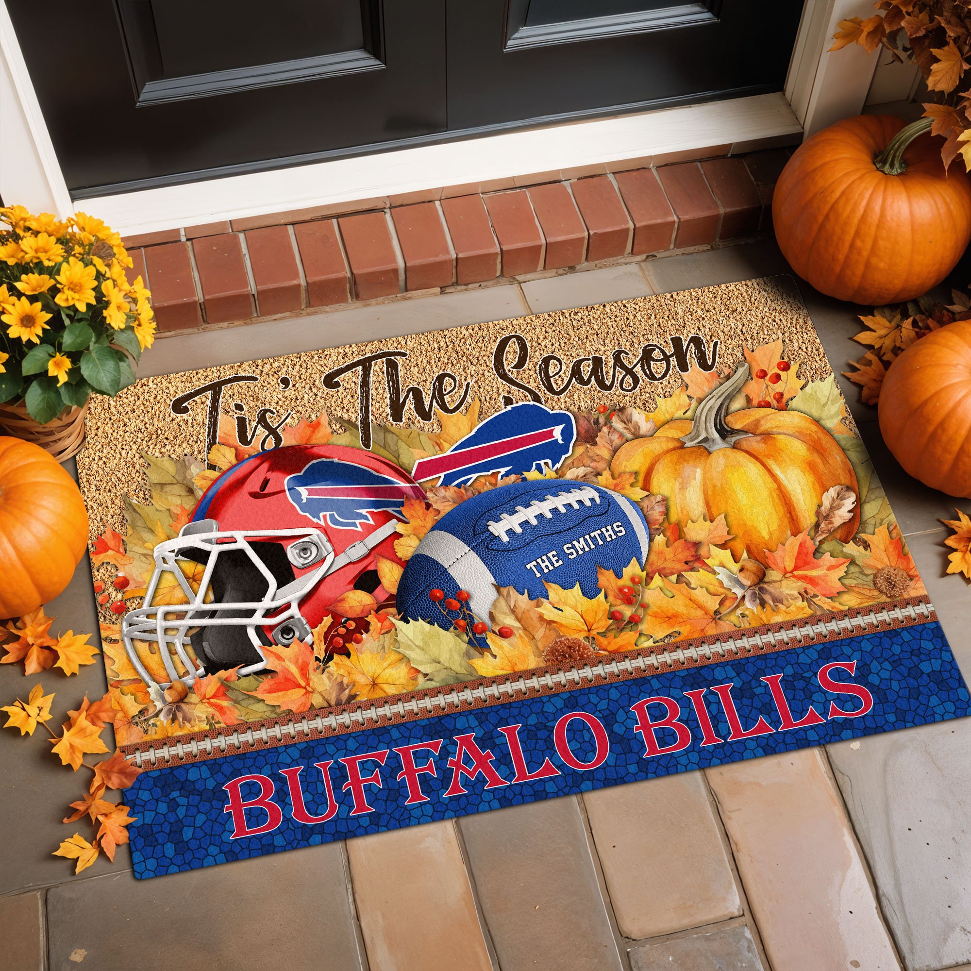 Alternative view of Buffalo Bills Doormat Custom Your Family Name And Choose Your Quotes, Sport Doormat, Sport Gifts For Fan EHIVM-60421N
