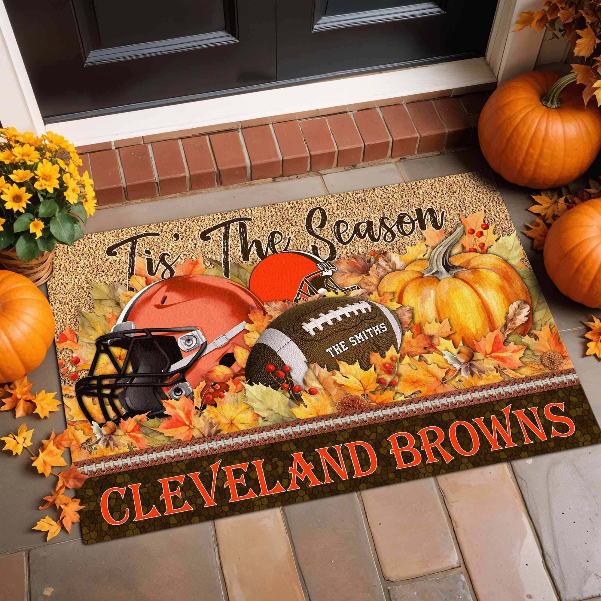 Alternative view of Cleveland Browns Doormat Custom Your Family Name And Choose Your Quotes, Sport Doormat, Sport Gifts For Fan EHIVM-60421N