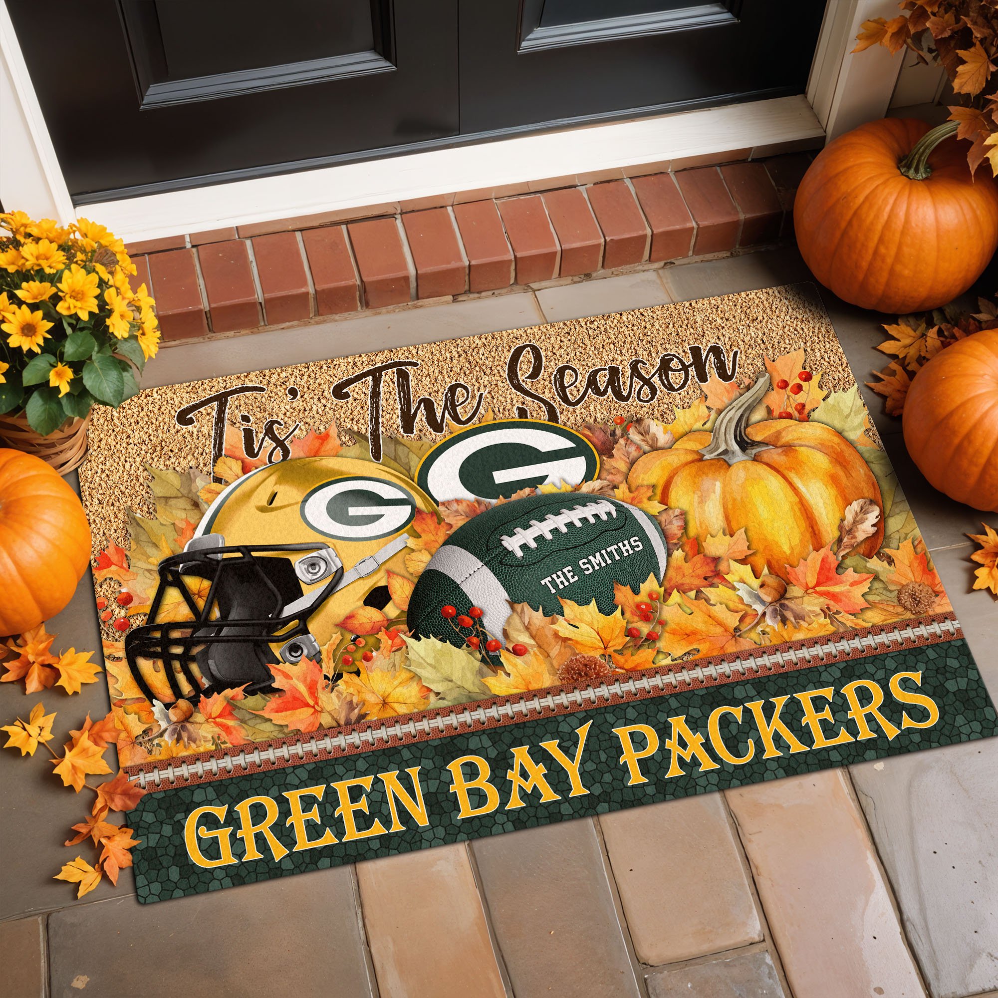 Alternative view of Green Bay Packers Doormat Custom Your Family Name And Choose Your Quotes, Sport Doormat, Sport Gifts For Fan EHIVM-60421N