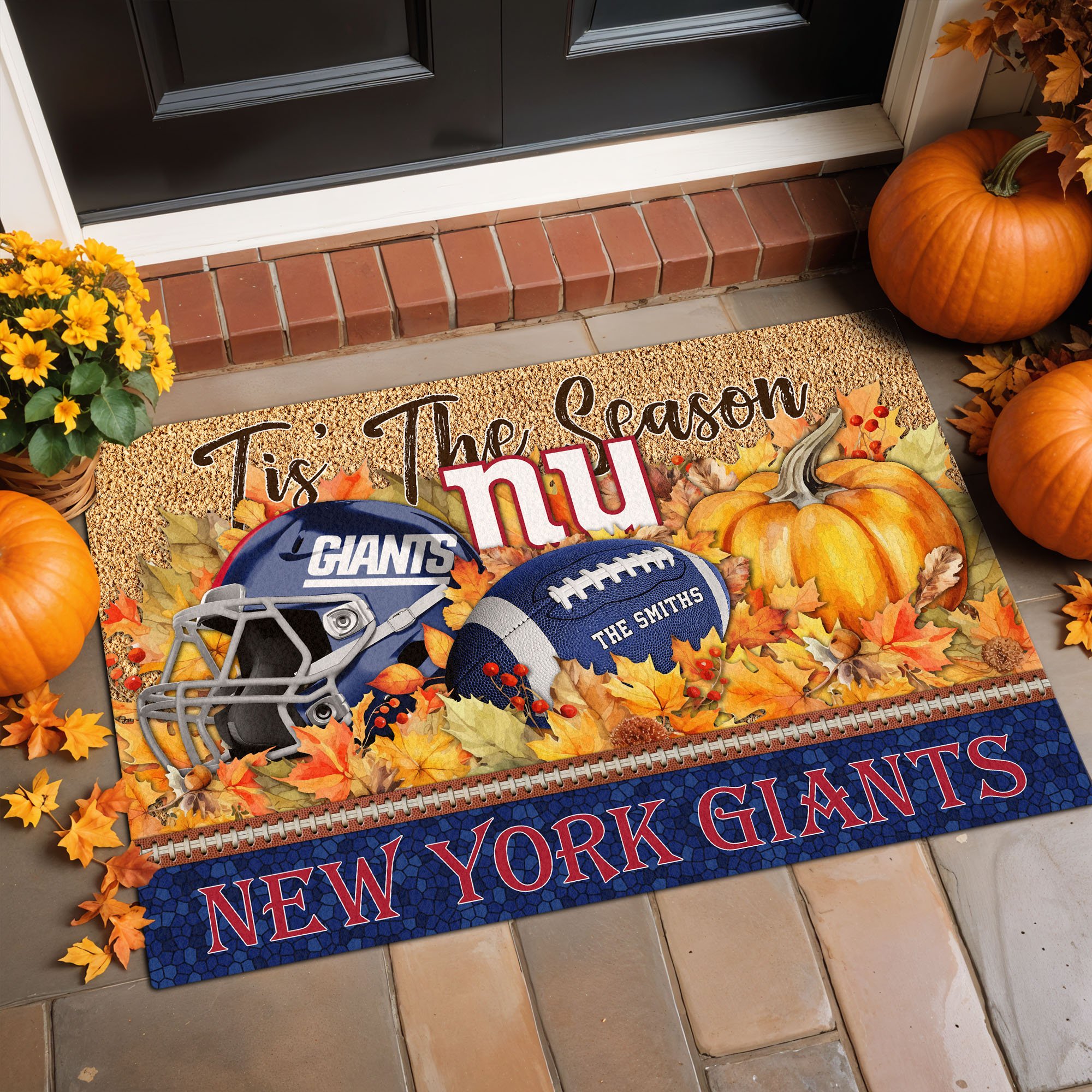 Alternative view of New York Giants Doormat Custom Your Family Name And Choose Your Quotes, Sport Doormat, Sport Gifts For Fan EHIVM-60421N