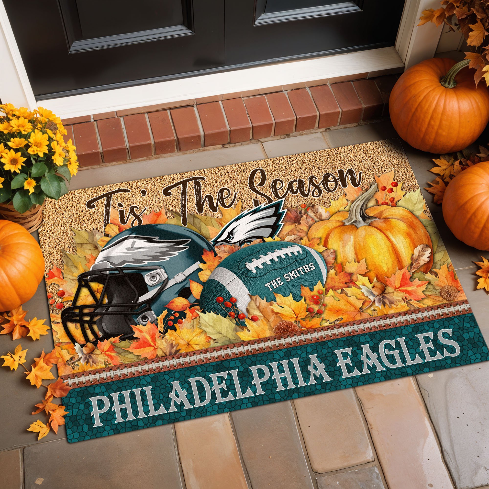 Alternative view of Philadelphia Eagles Doormat Custom Your Family Name And Choose Your Quotes, Sport Doormat, Sport Gifts For Fan EHIVM-60421N