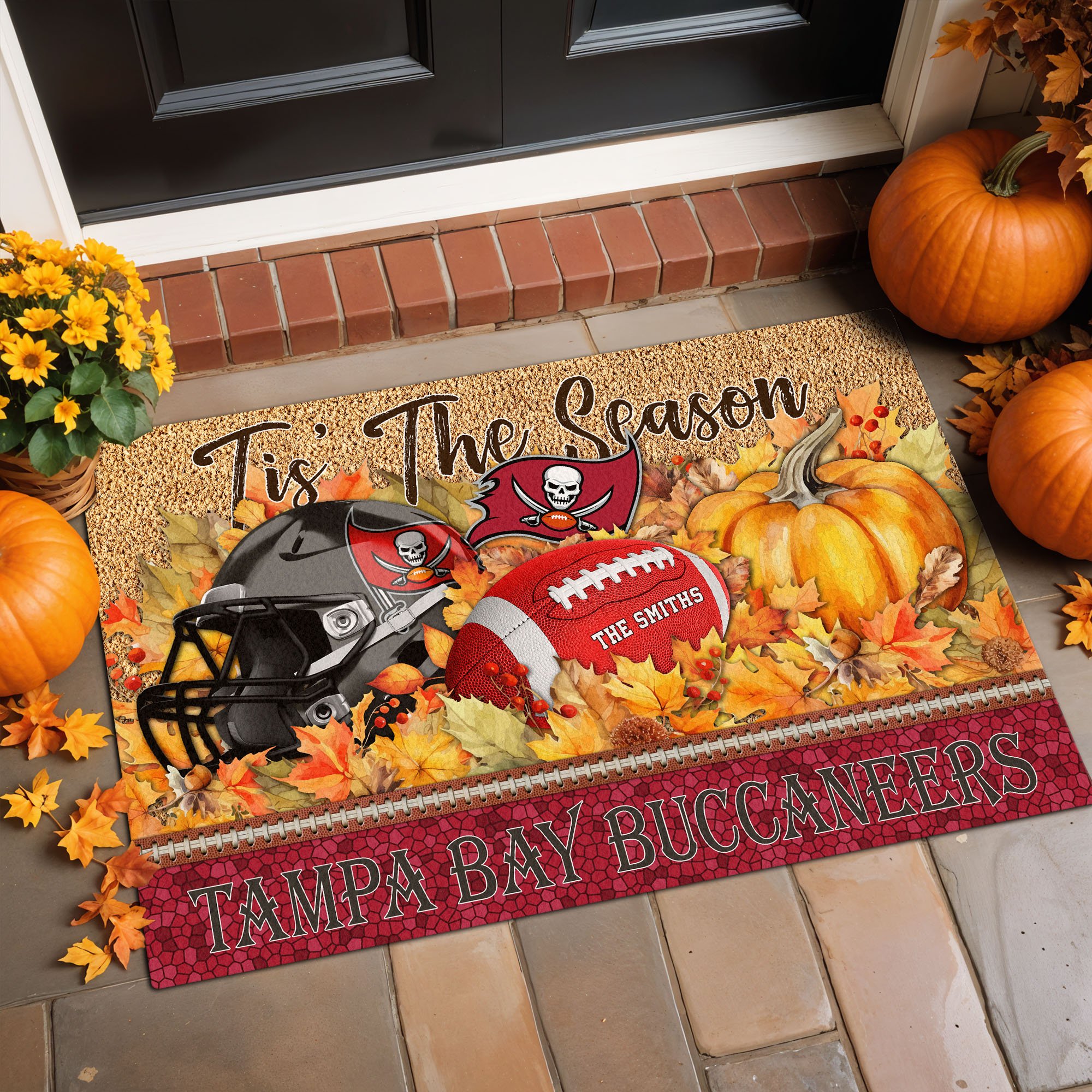 Alternative view of Tampa Bay Buccaneers Doormat Custom Your Family Name And Choose Your Quotes, Sport Doormat, Sport Gifts For Fan EHIVM-60421N