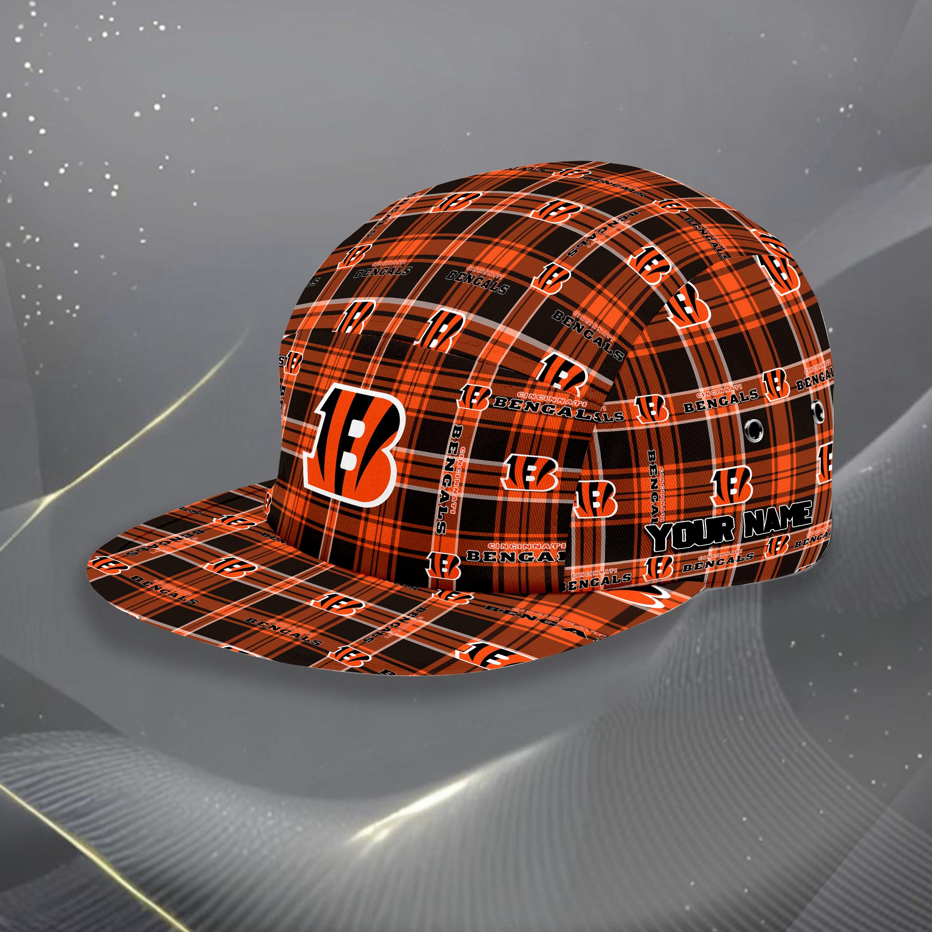Cincinnati Bengals Five Panel Cap Custom Your Name, Sport Five Panel Cap, Gifts For Fan EHIVM-06192605N