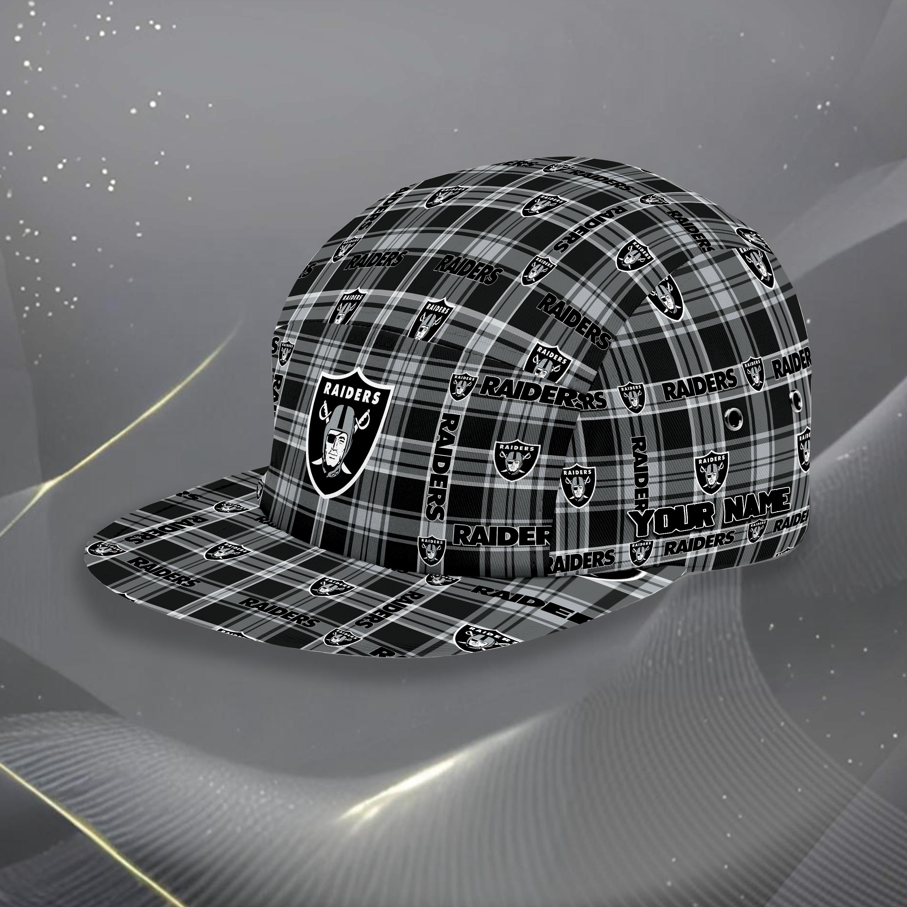 Las Vegas Raiders Five Panel Cap Custom Your Name, Sport Five Panel Cap, Gifts For Fan EHIVM-06192605N