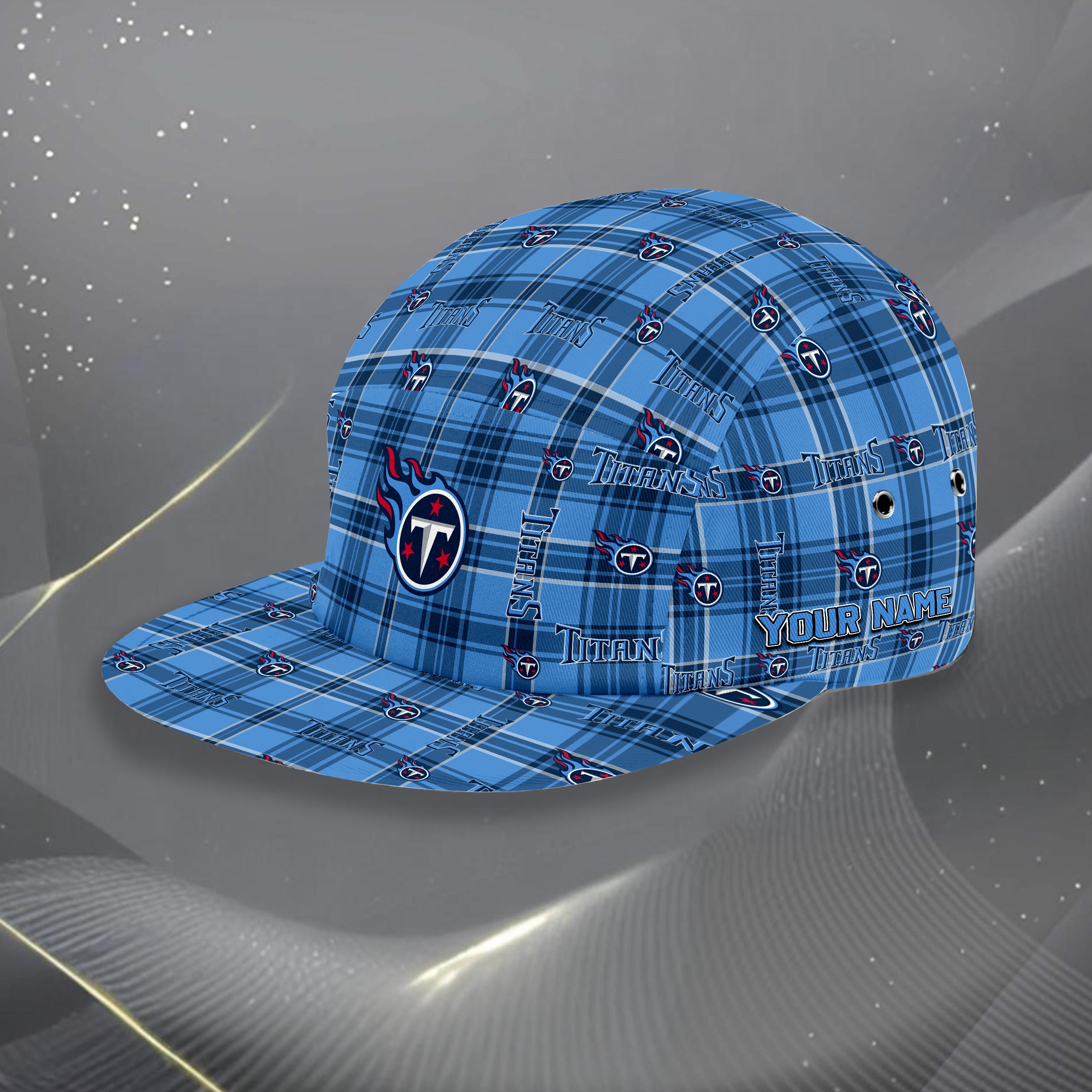 Tennessee Titans Five Panel Cap Custom Your Name, Sport Five Panel Cap, Gifts For Fan EHIVM-06192605N